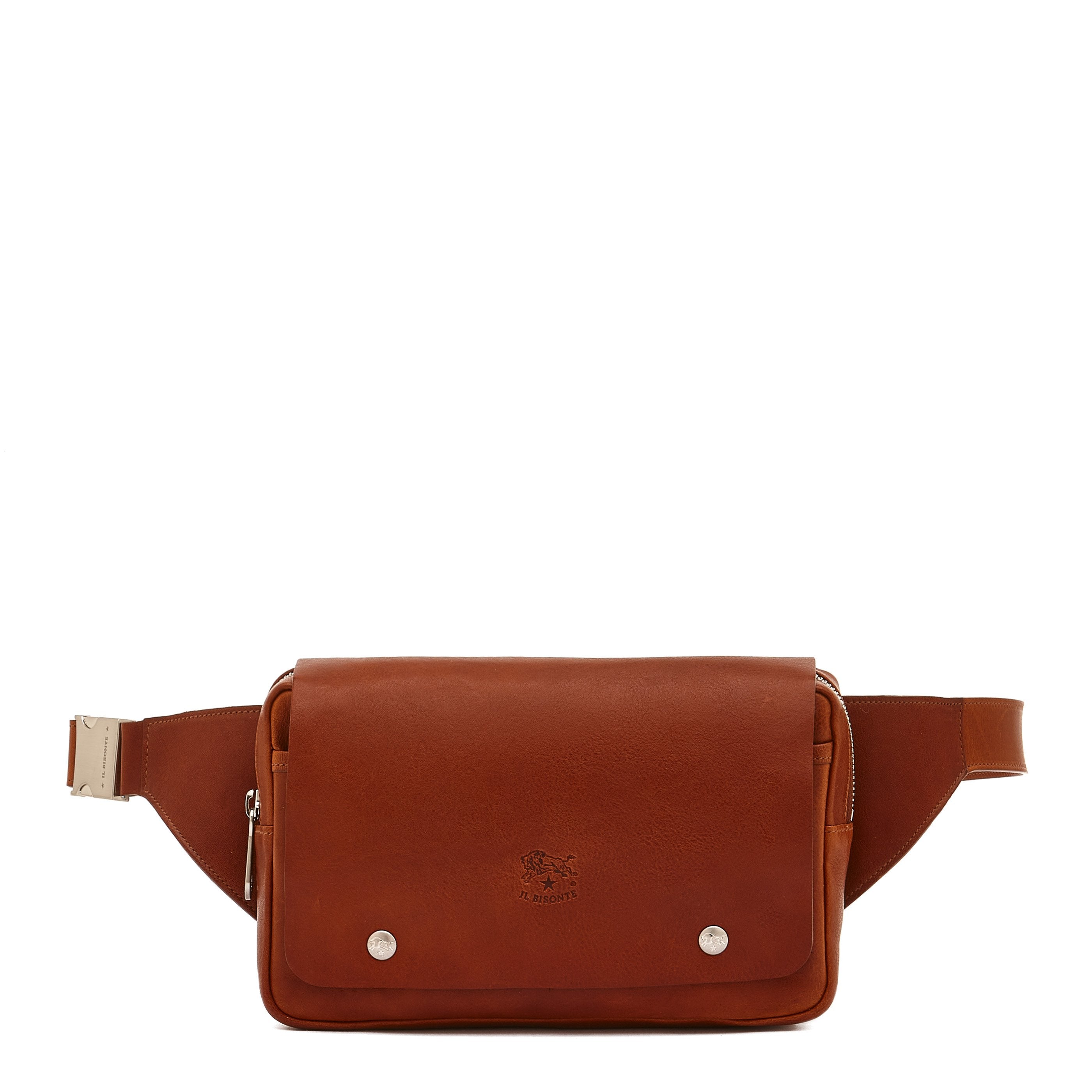 Brolio | Sac banane pour homme en cuir vintage couleur sépia