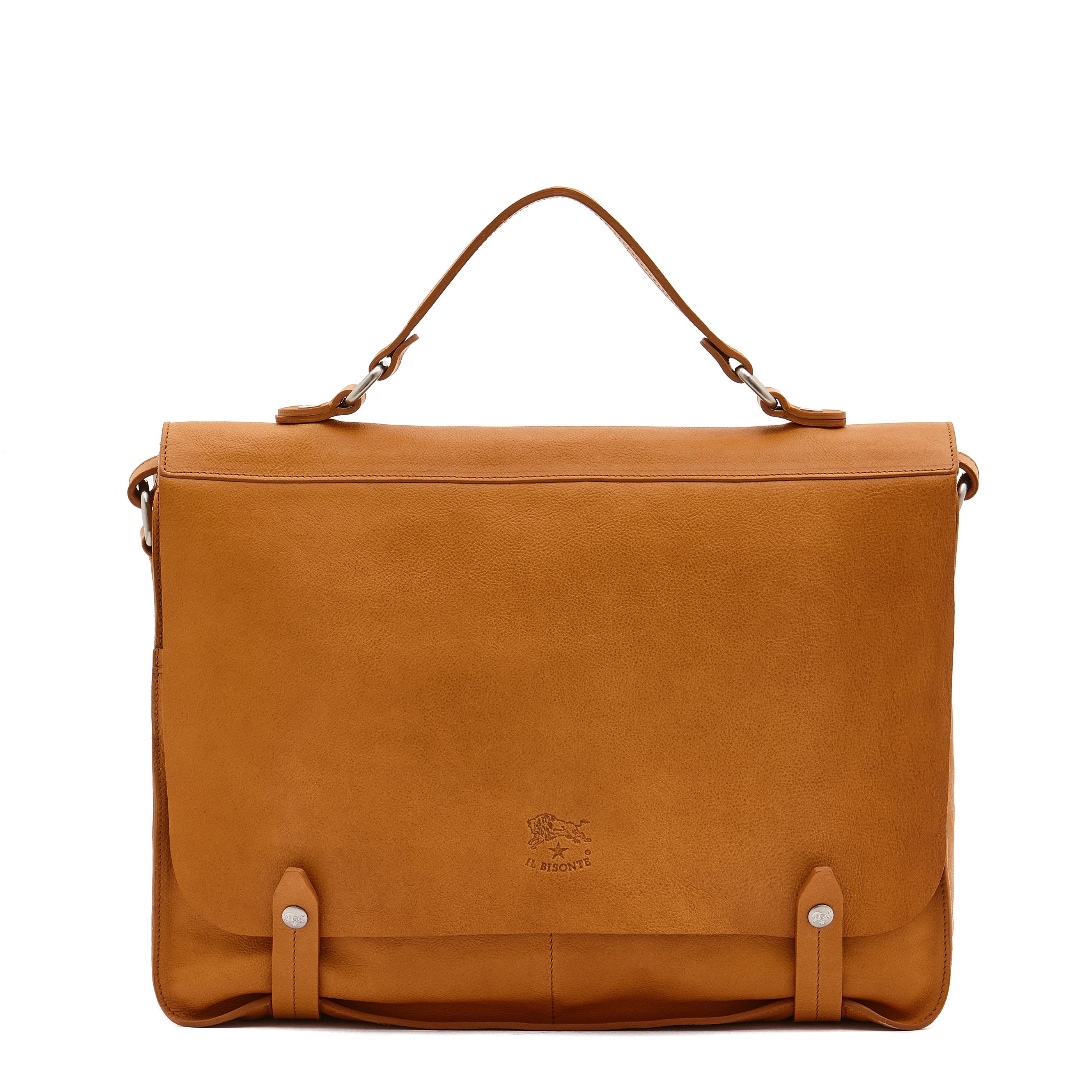 ✨激レア✨IL BISONTE ビジネスバッグ オールレザー ブラウン Brolio | Men's briefcase in vintage leather color natural – Il Bisonte