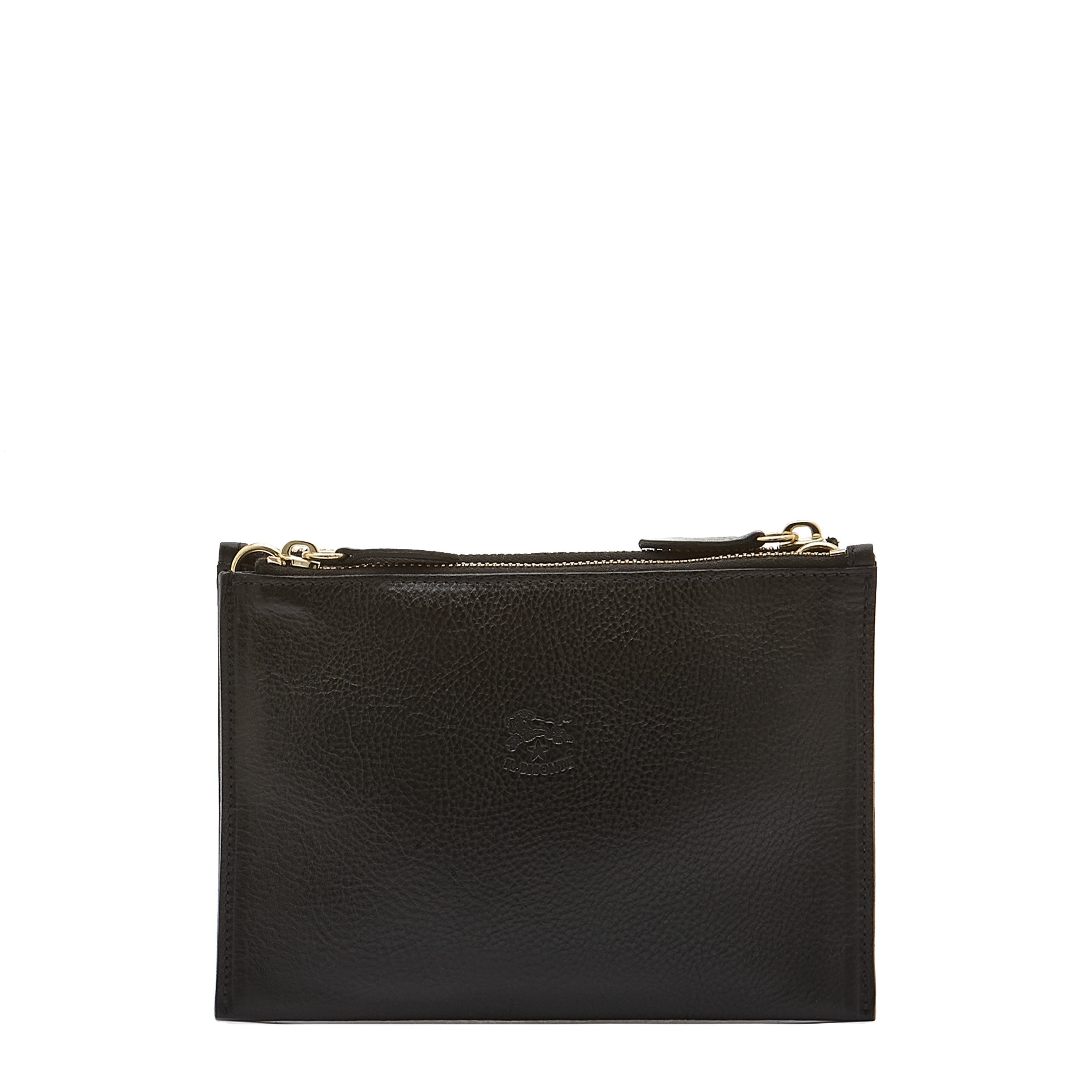 Talamone  Women's clutch bag in leather color black – Il Bisonte
