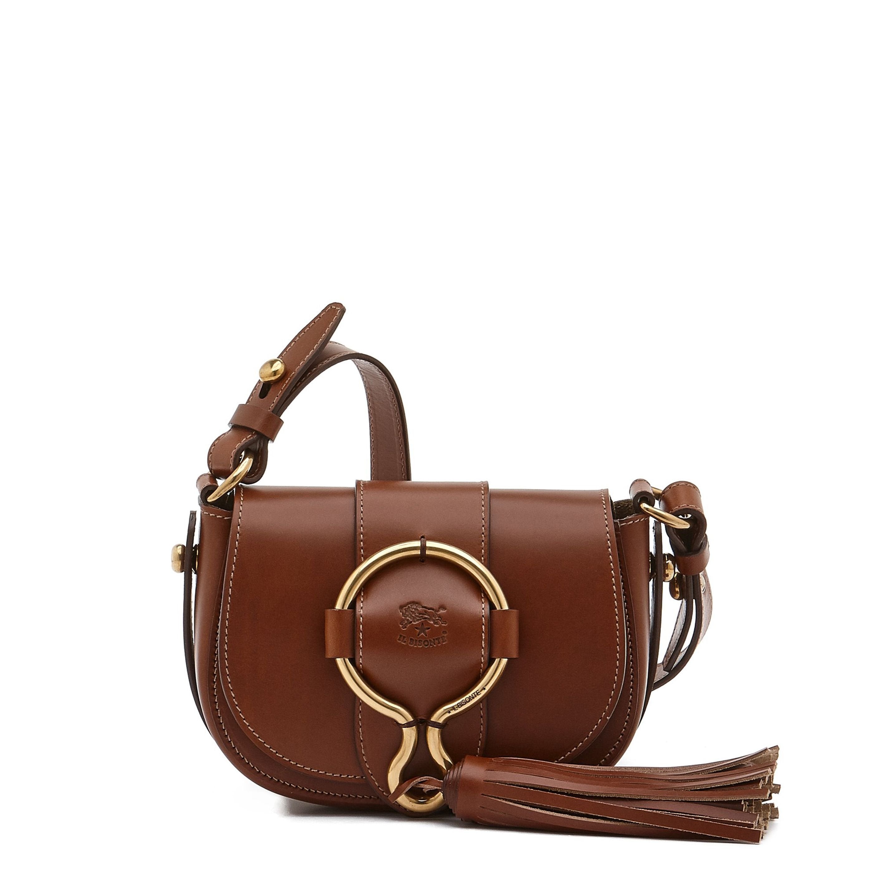 Loop  Women's crossbody bag in leather color natural – Il Bisonte
