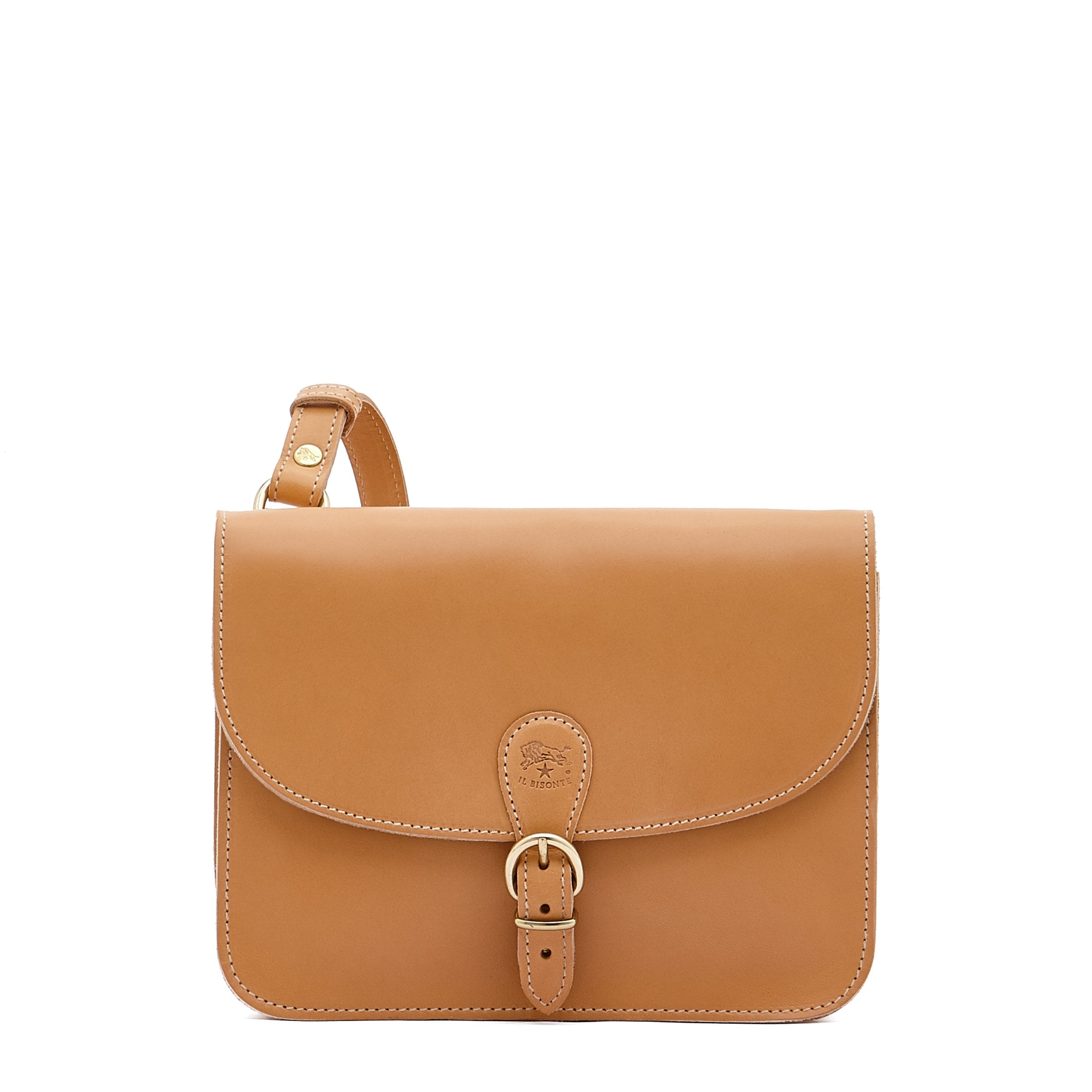 Salina Women's crossbody bag in leather color natural – Il Bisonte
