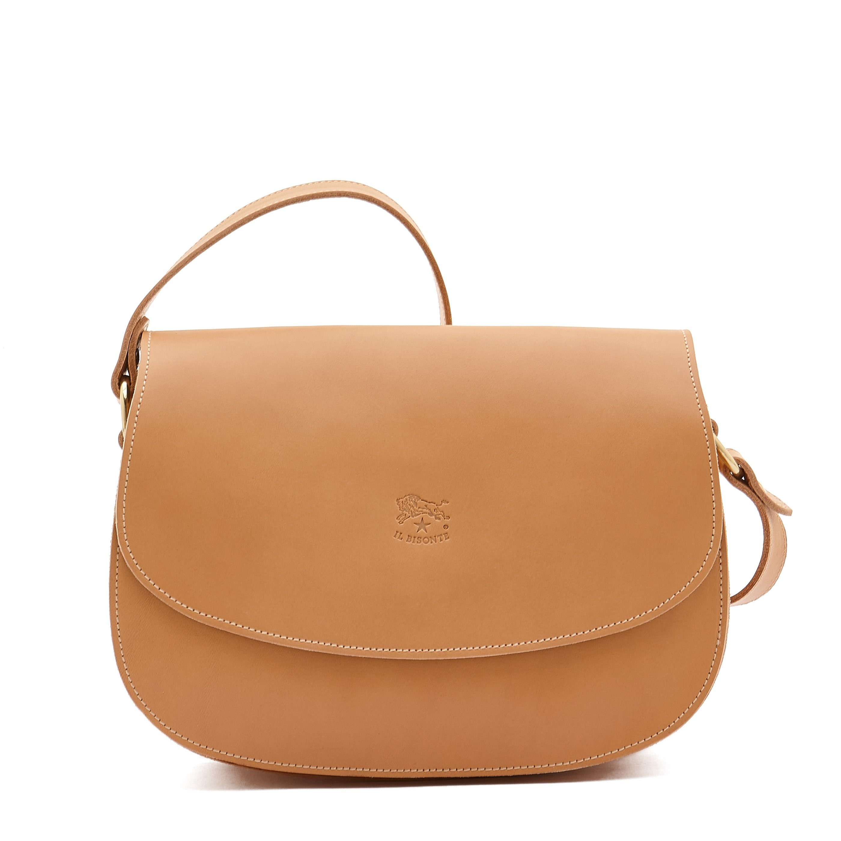 Salina Sac bandouliere pour femme en cuir couleur naturel – Il