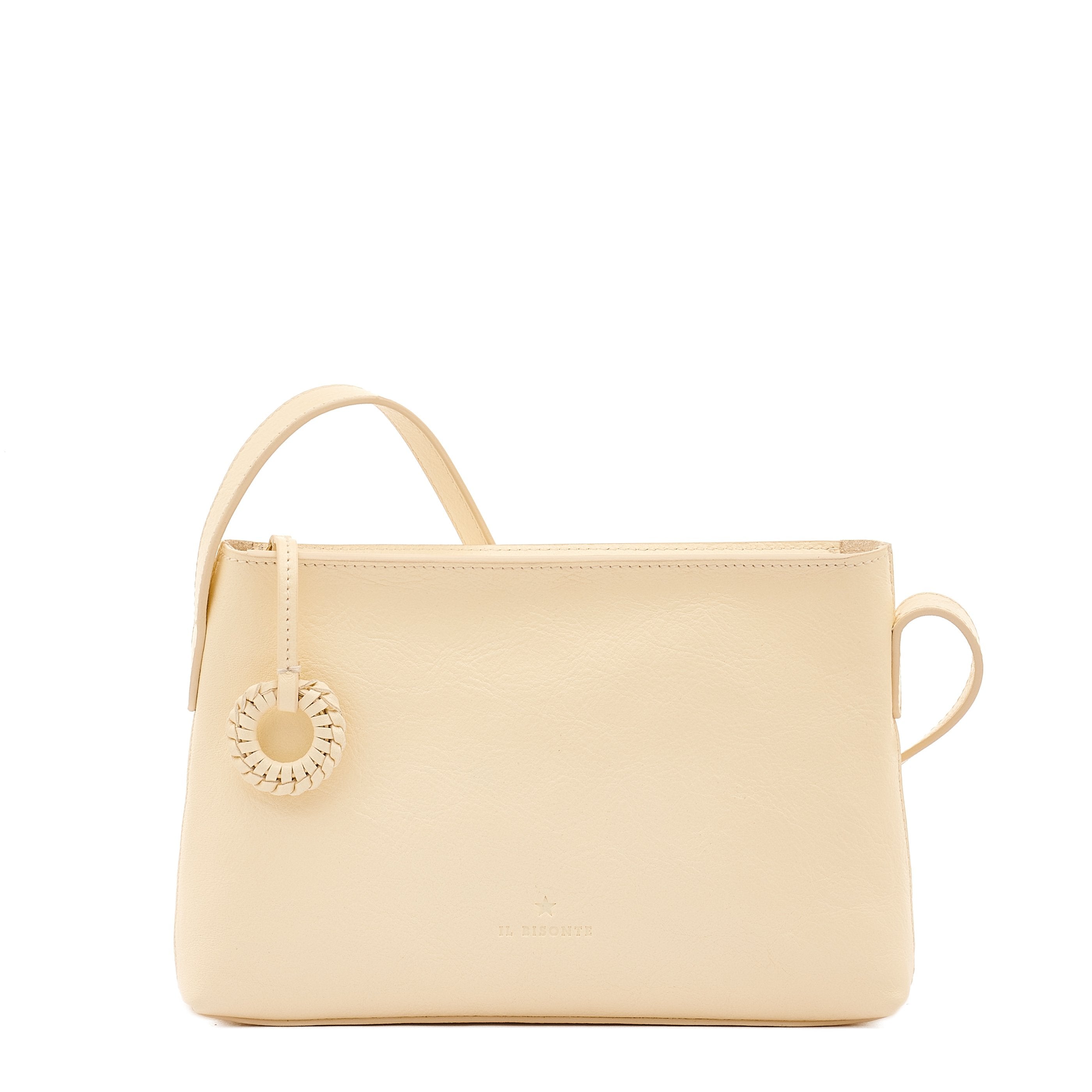 Elegant Cream Leather Women\'s Bag Buy Italy Retro Noble Collection Cream Genuine Leather  main image 2