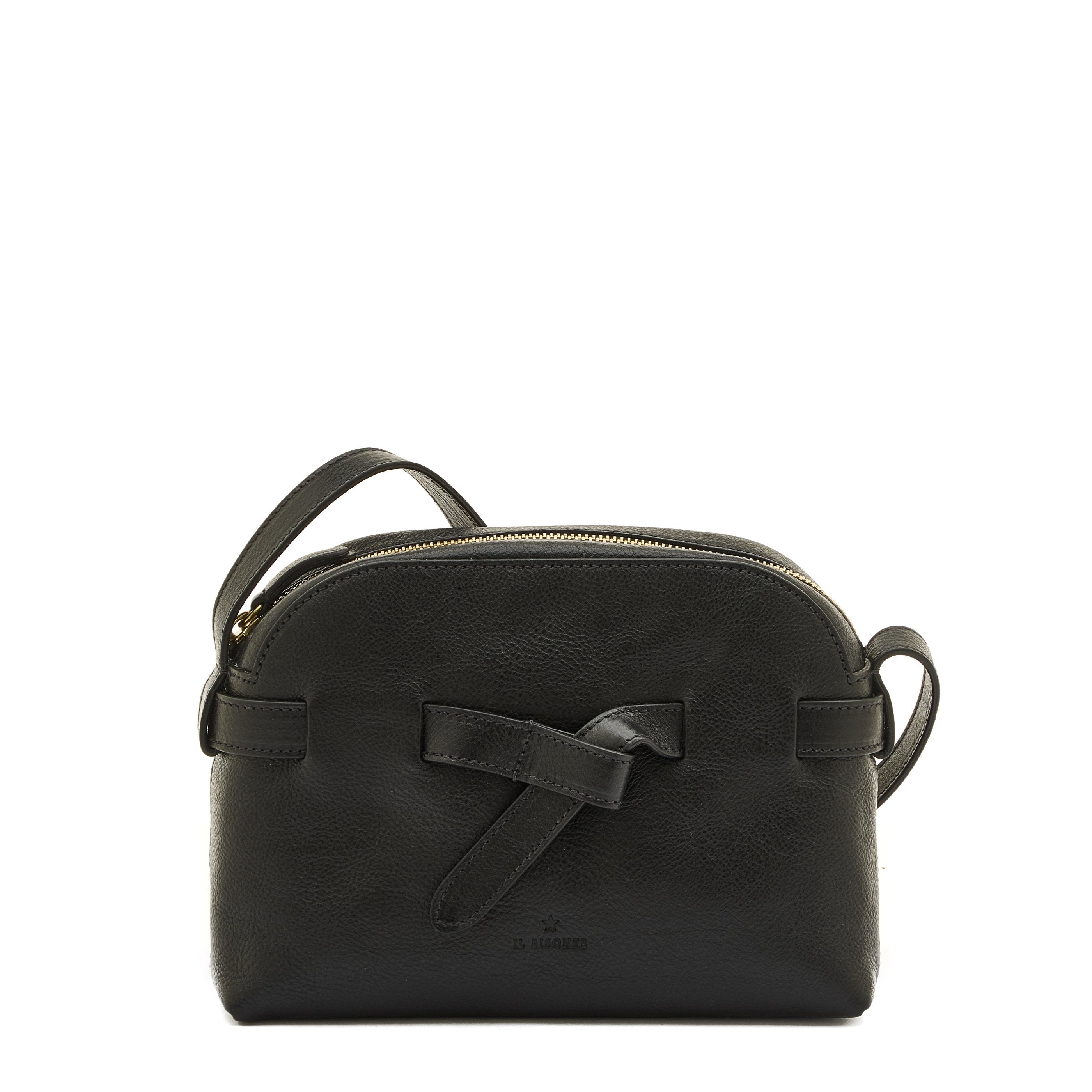 Elisa | Women's crossbody bag in leather color black – Il Bisonte