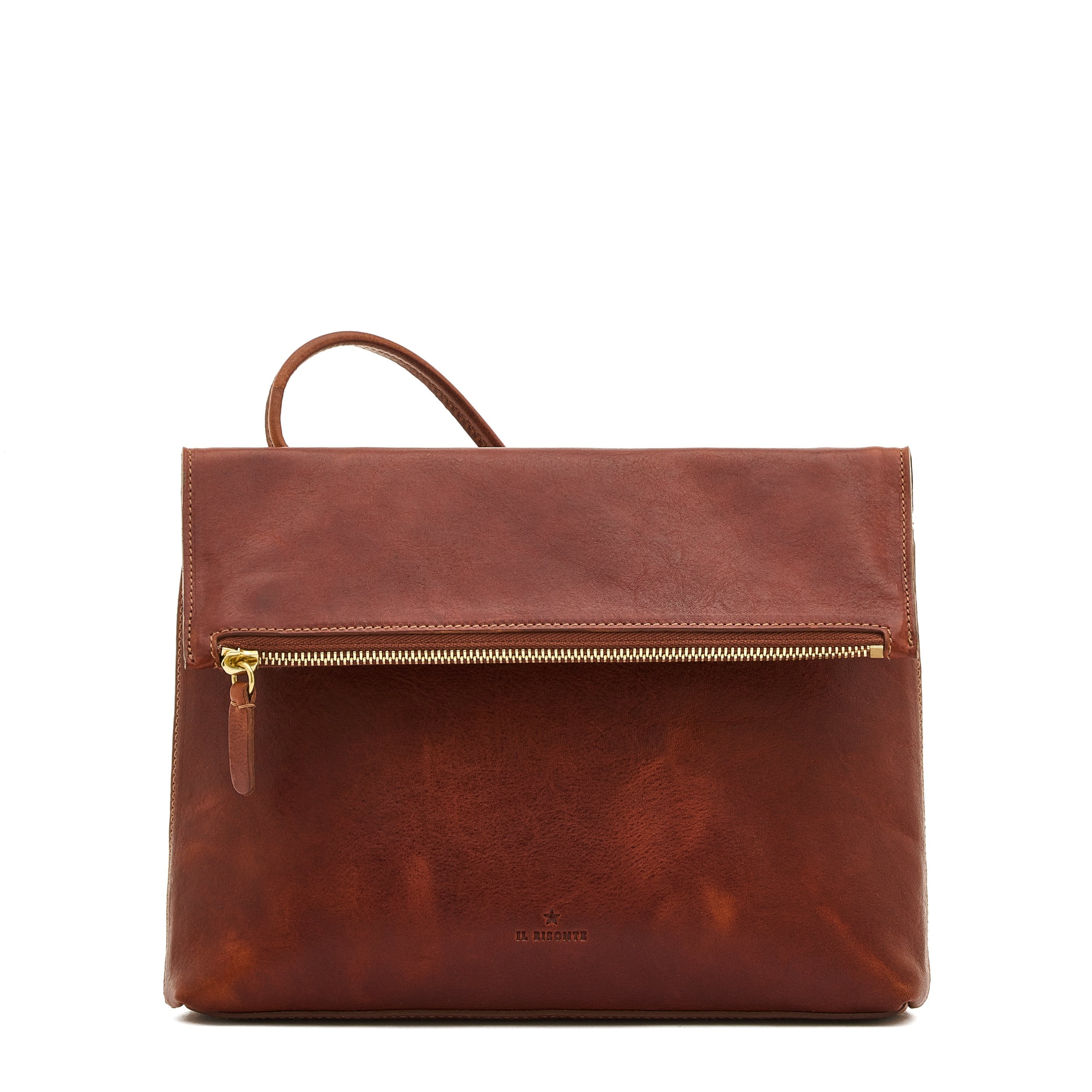 Sac Bandoulière Vintage En Cuir Vert - France - Très Bon état - Style Rétro Femme