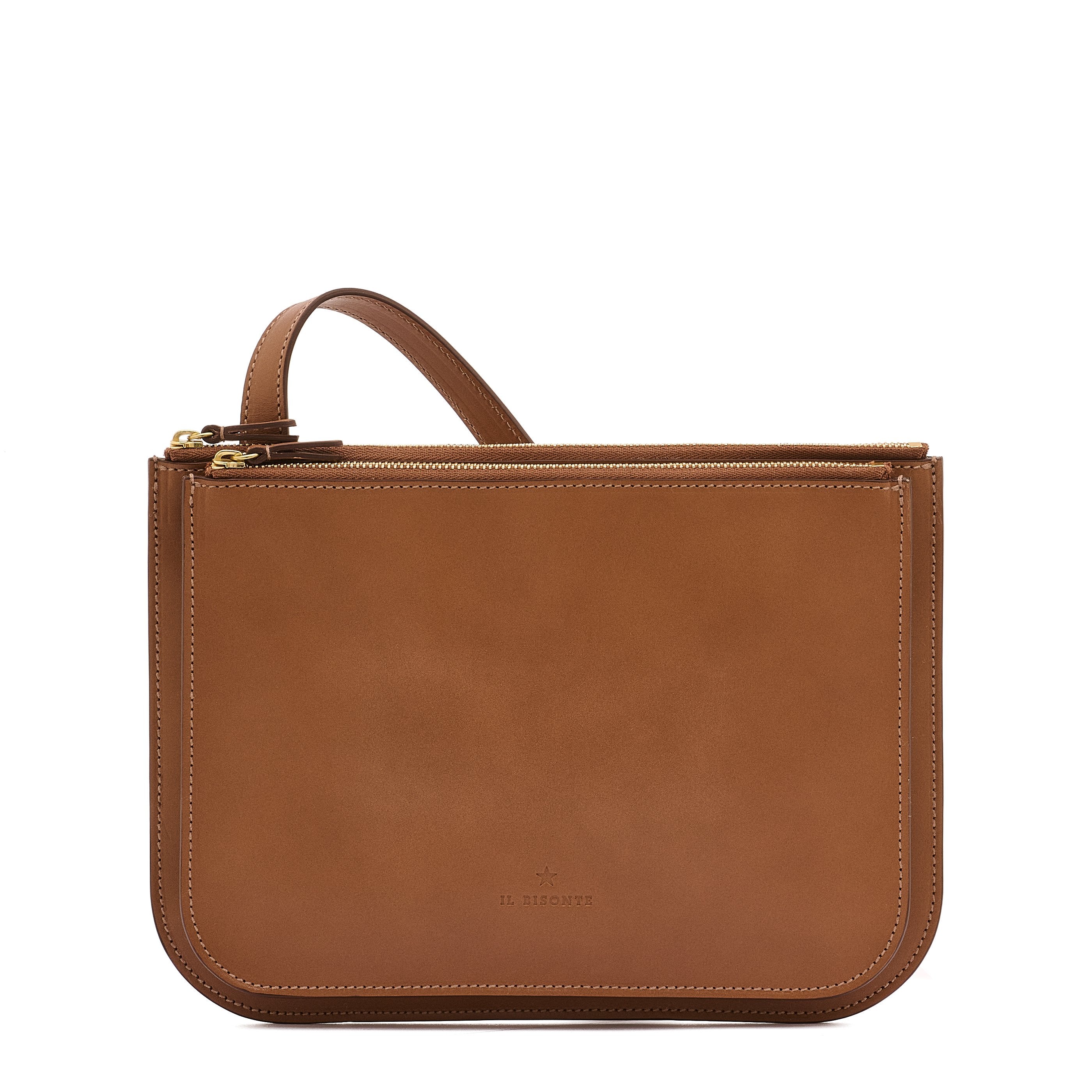 Roseto | Women's crossbody bag in leather color chocolate – Il Bisonte