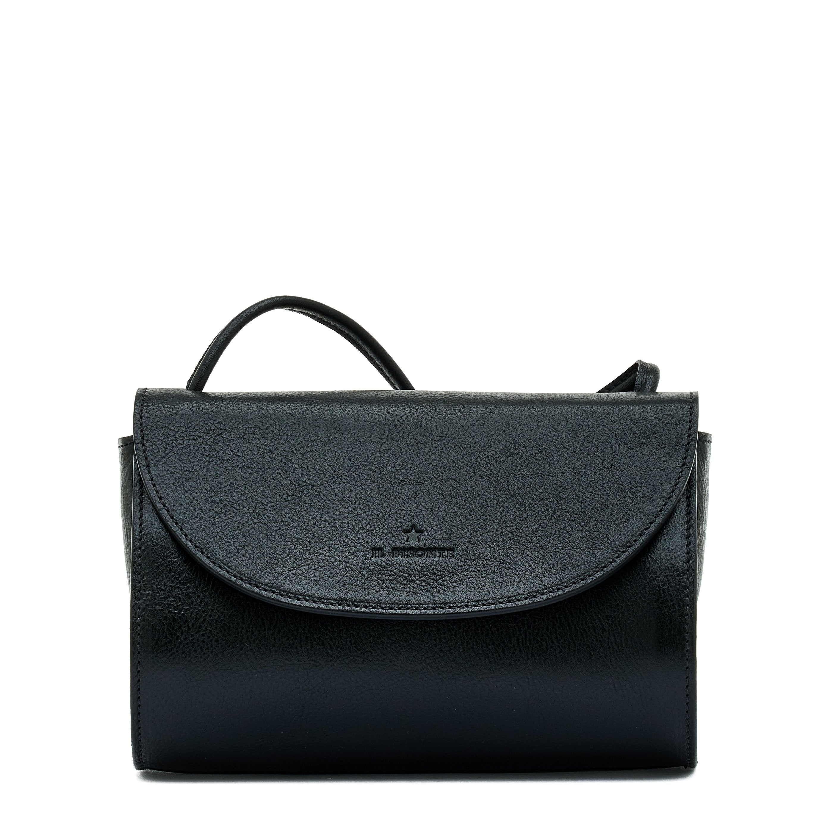 Linea 1978 | Women's crossbody bag in leather color black – Il Bisonte