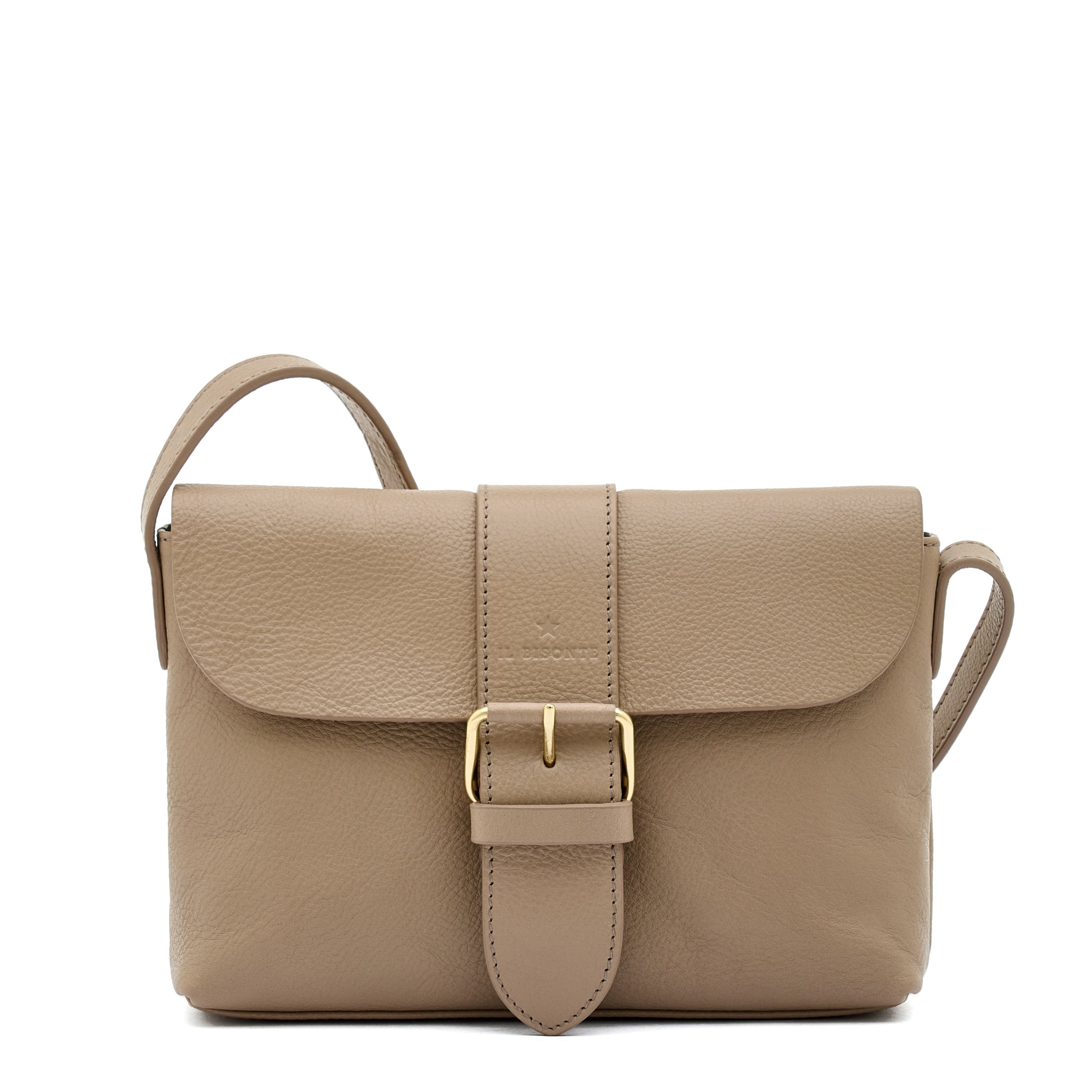 Linea 1990 | Women's crossbody bag in leather color beige vasari
