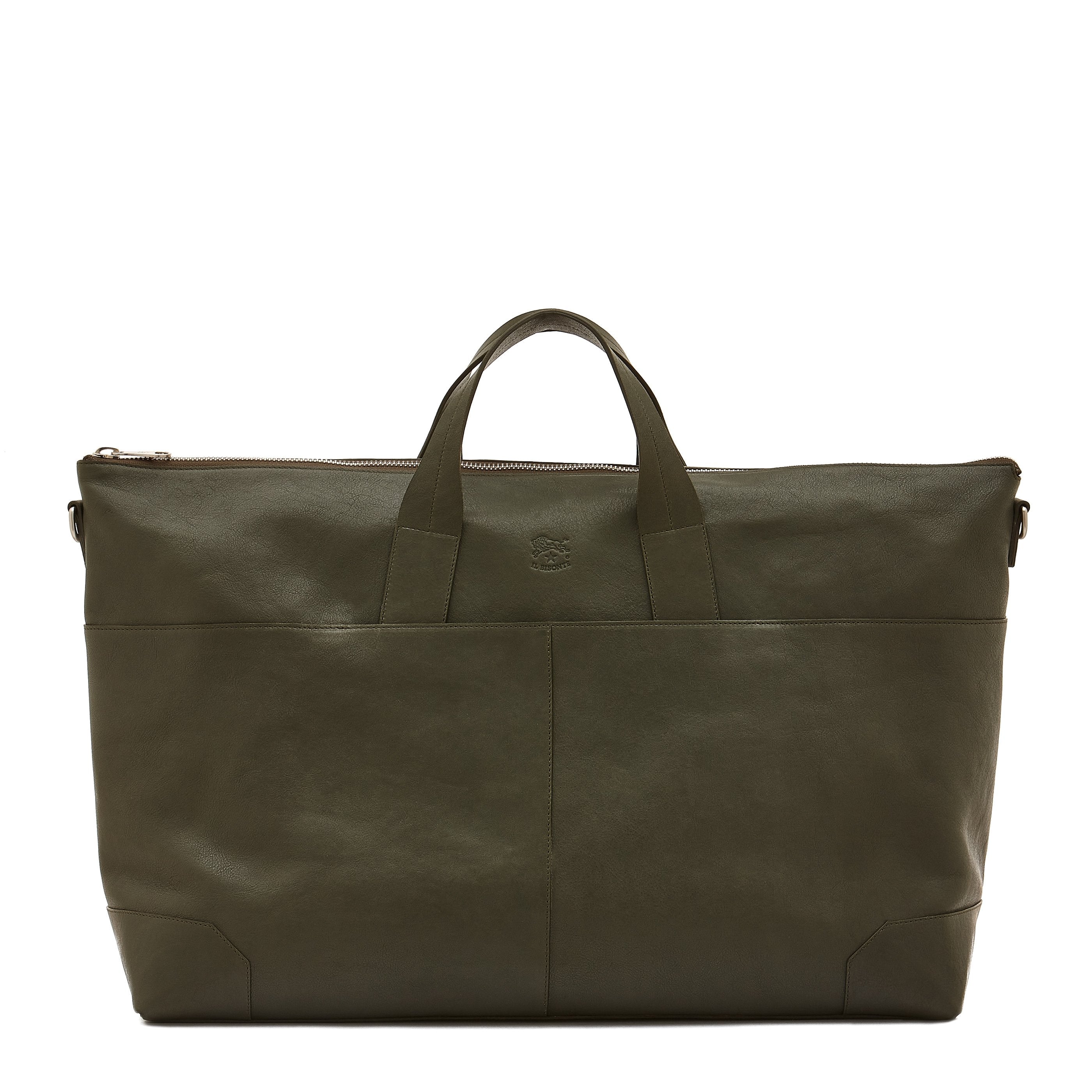 Galileo Borsa da viaggio da uomo in pelle invecchiata colore