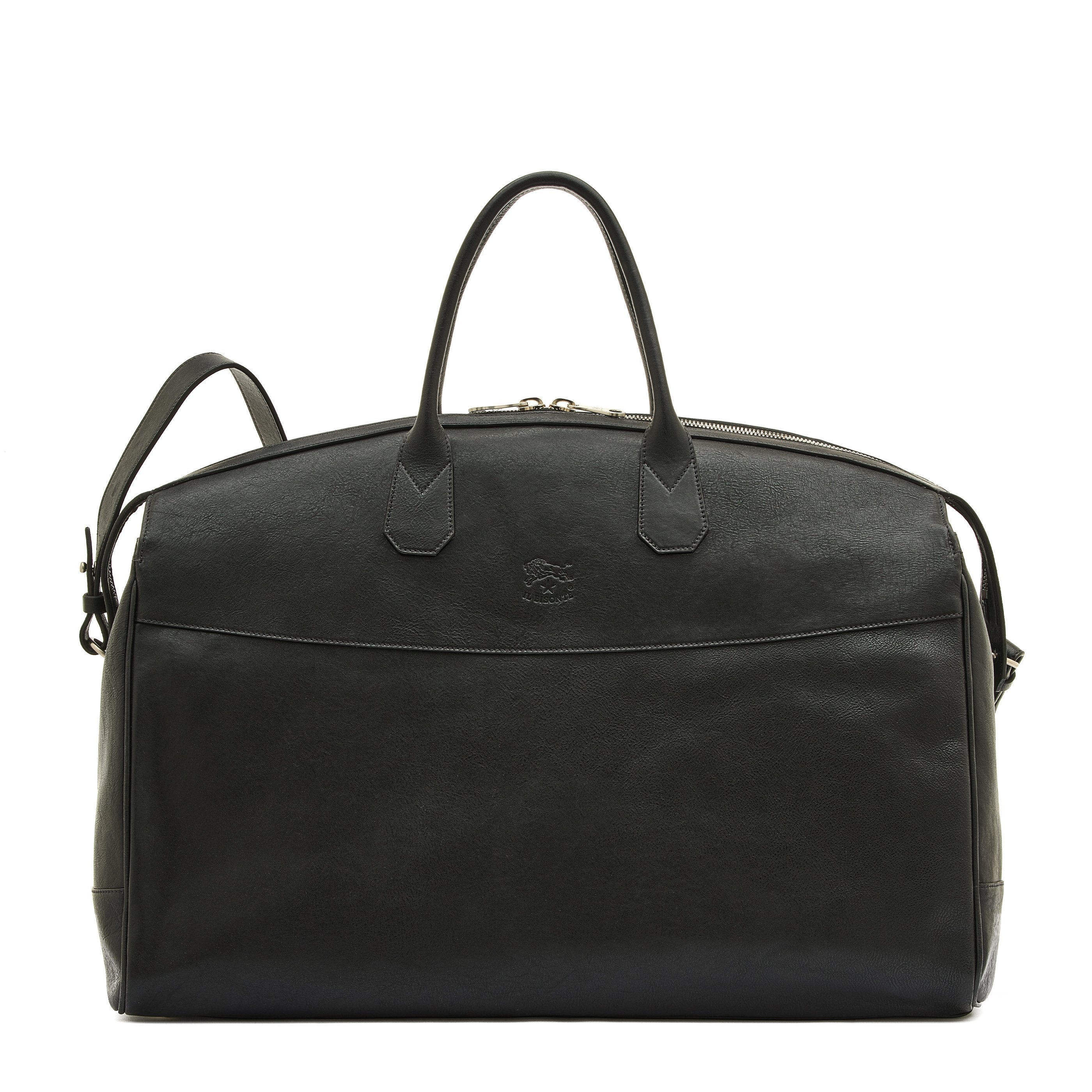 Archetipo Sac voyage pour homme en cuir vintage couleur noir