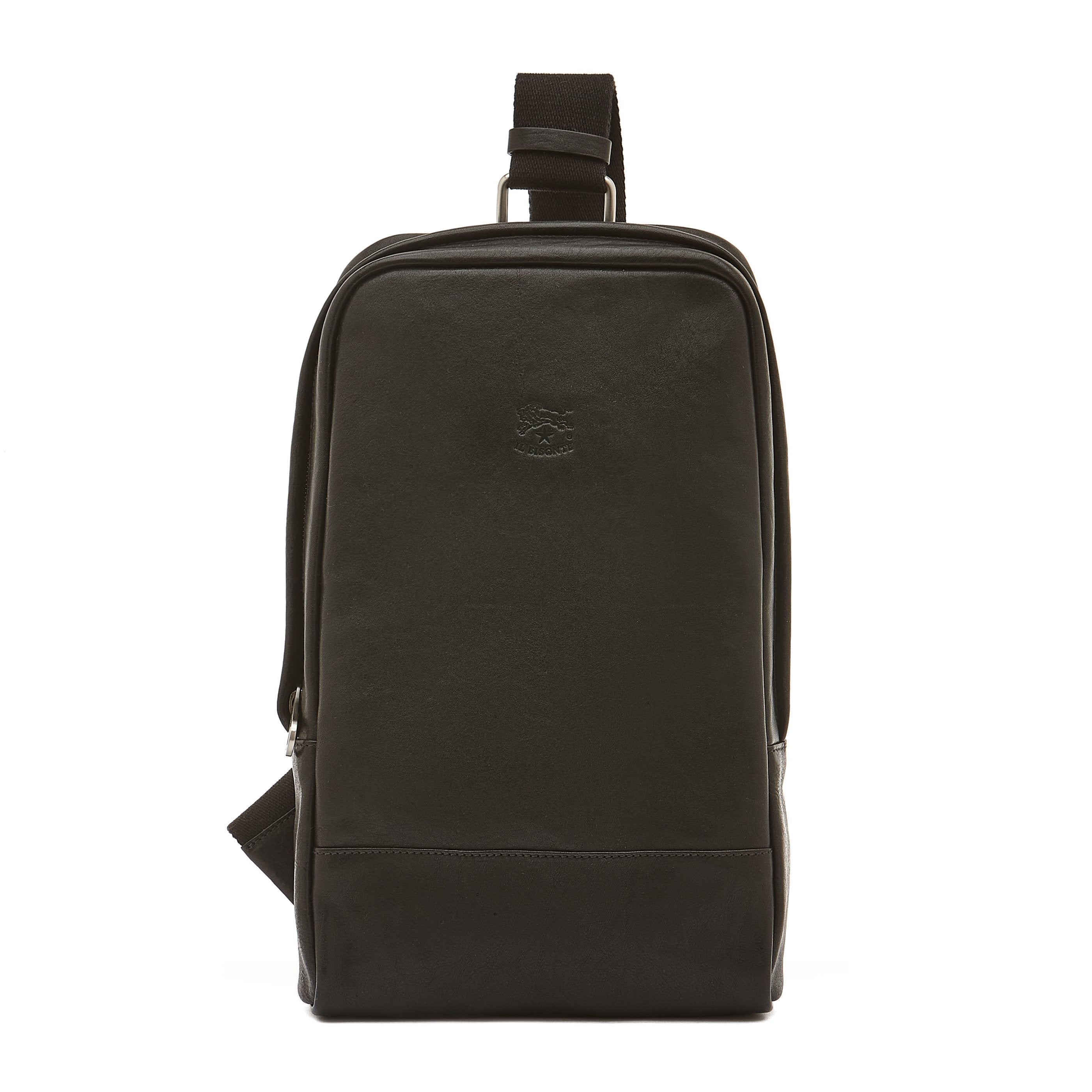 Cestello Sac à dos mono pour homme en cuir vintage couleur noir