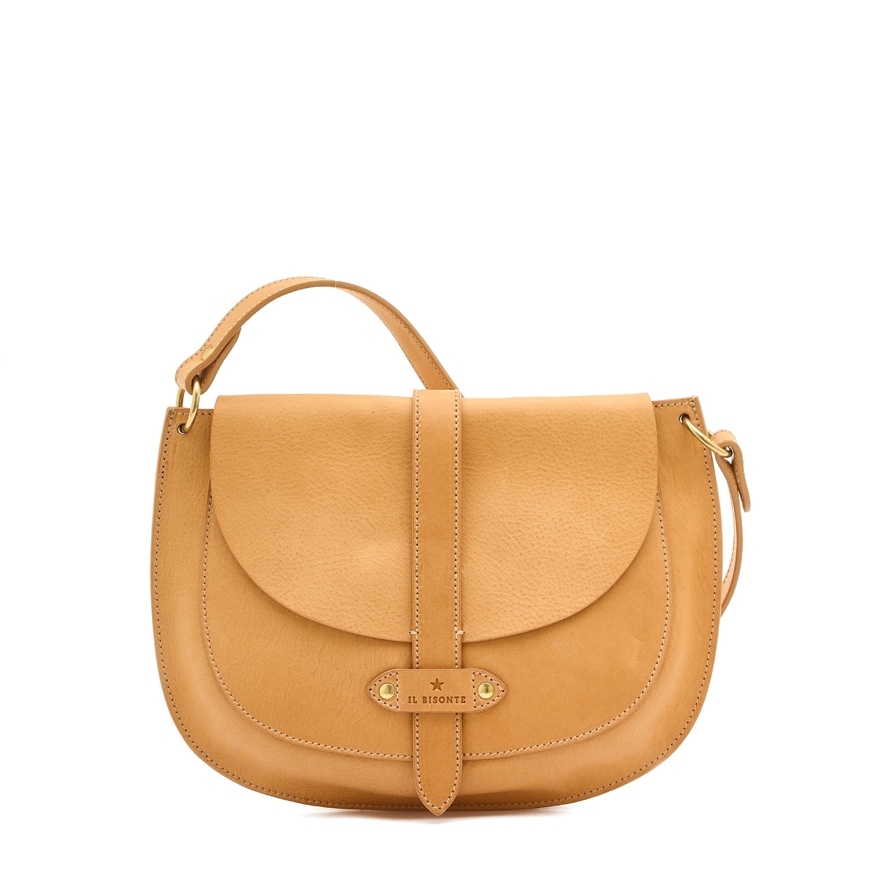Archivio | Women's saddle in leather color natural – Il Bisonte