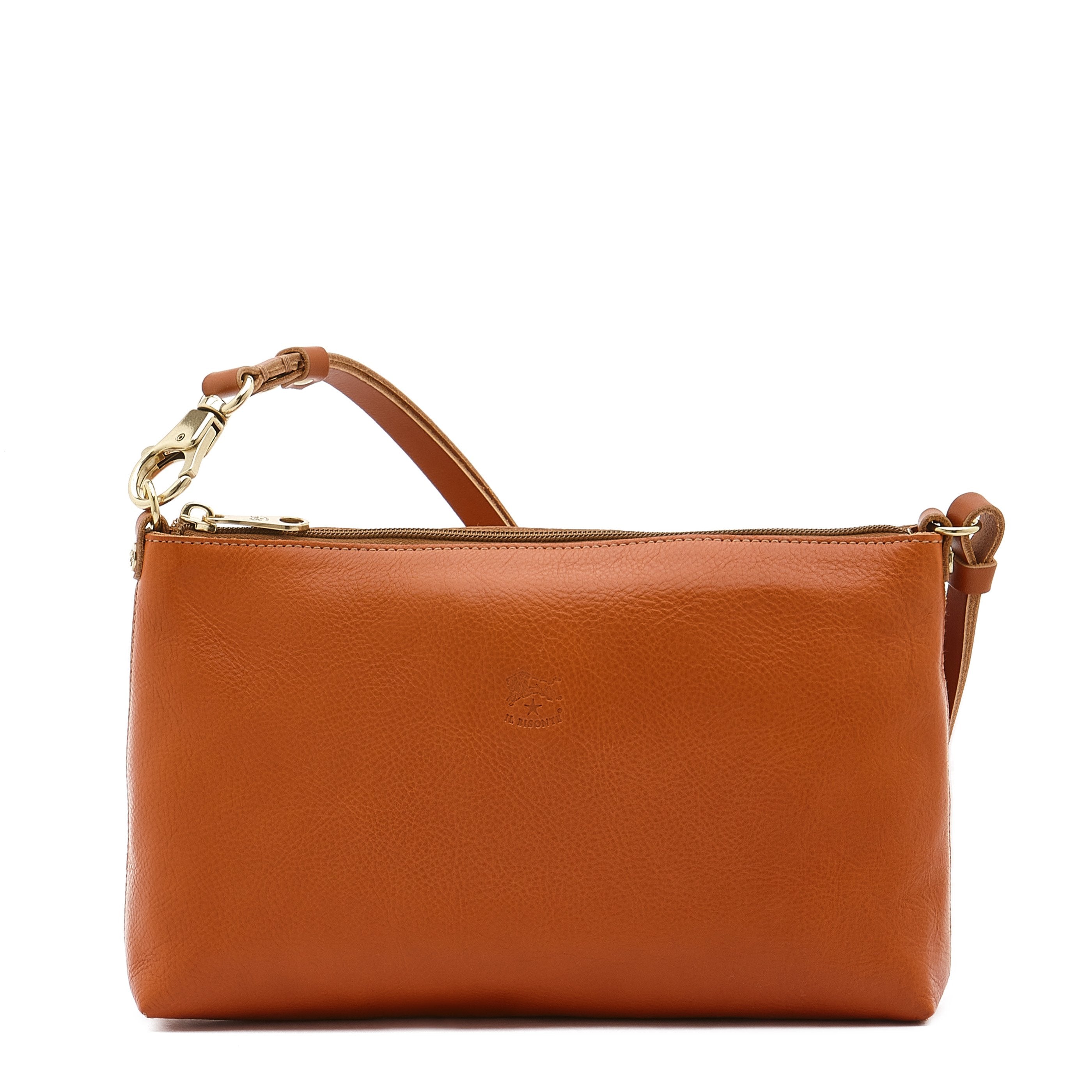 Salina | Women's shoulder bag in leather color caramel – Il Bisonte
