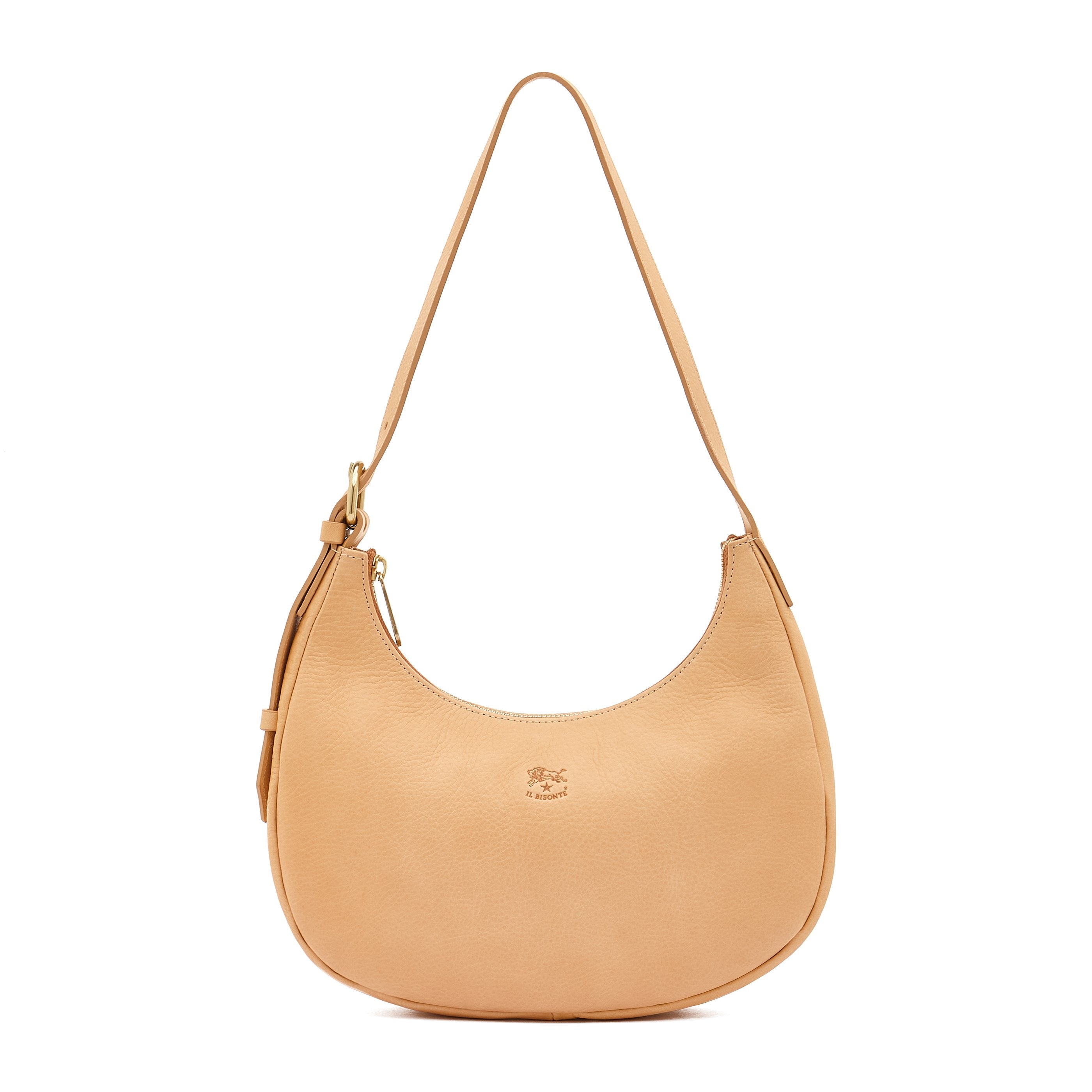 Belcanto | Women's shoulder bag in leather color natural – Il Bisonte