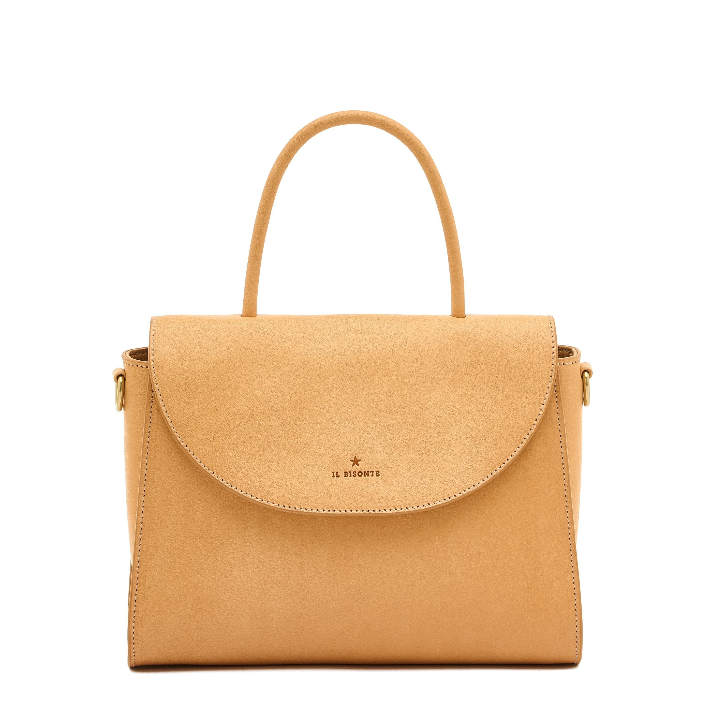 Linea 1978 | Women's handbag in leather color natural – Il Bisonte