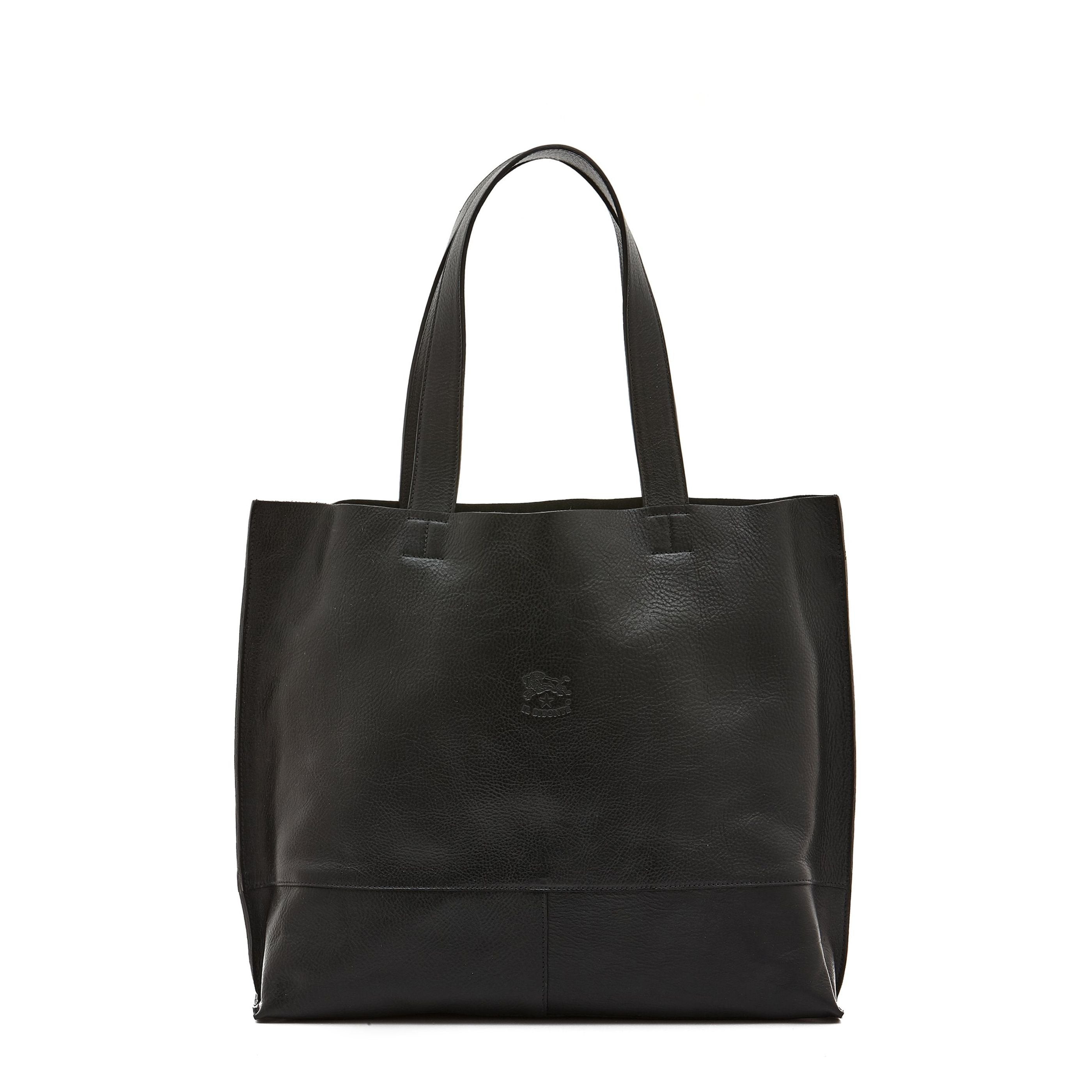 Talamone | Women's tote bag in leather color black – Il Bisonte