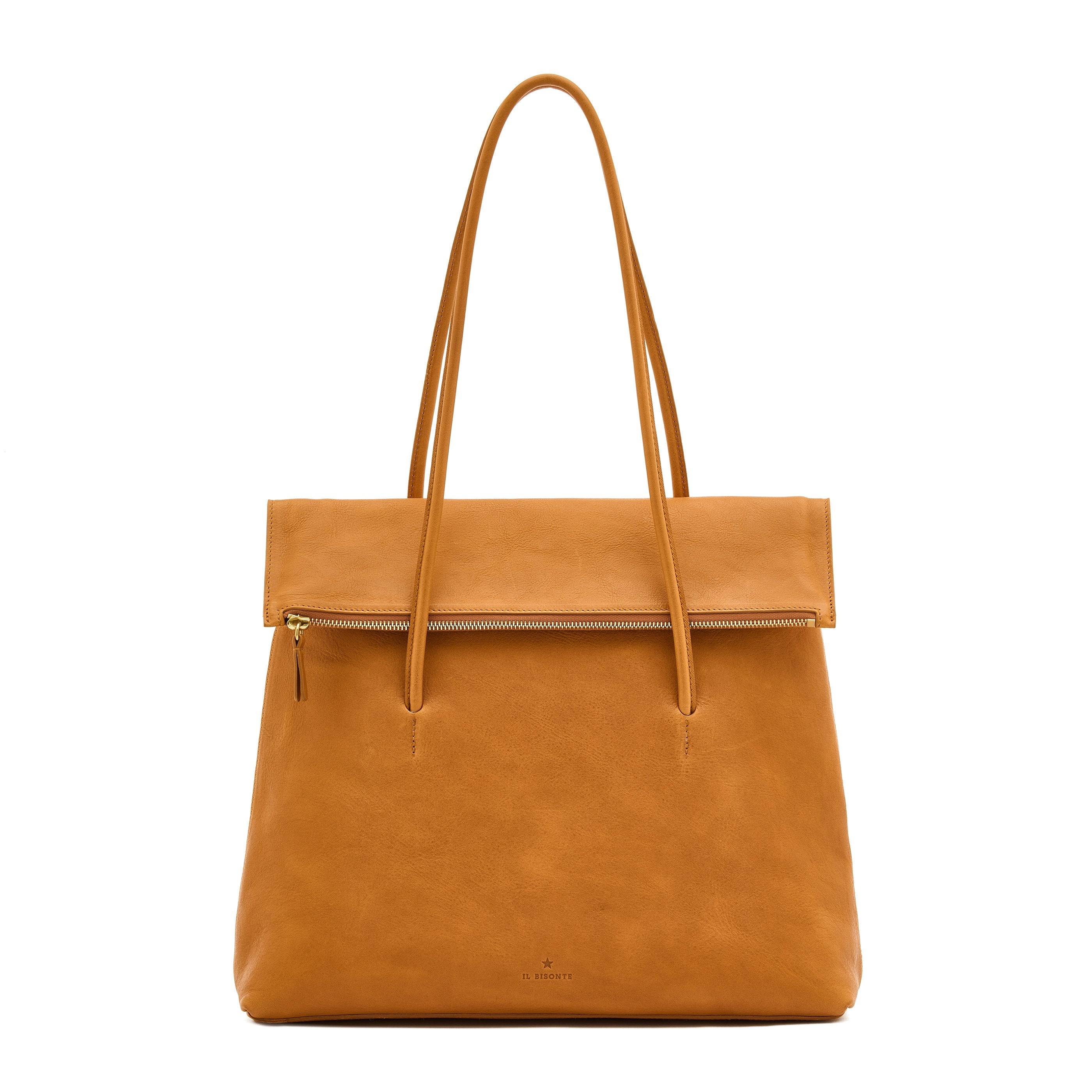 Anna | Women's tote bag in vintage leather color natural – Il Bisonte
