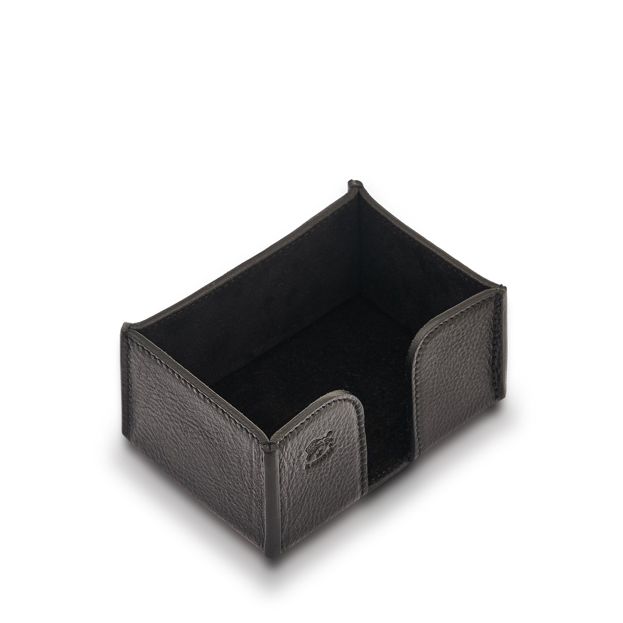 Porta Biglietti Da Visita In Pelle Italiana HISCOW - Pelle Di Vitello Pieno Fiore, Fatto A Mano, 10x7x1.9 Cm - 5