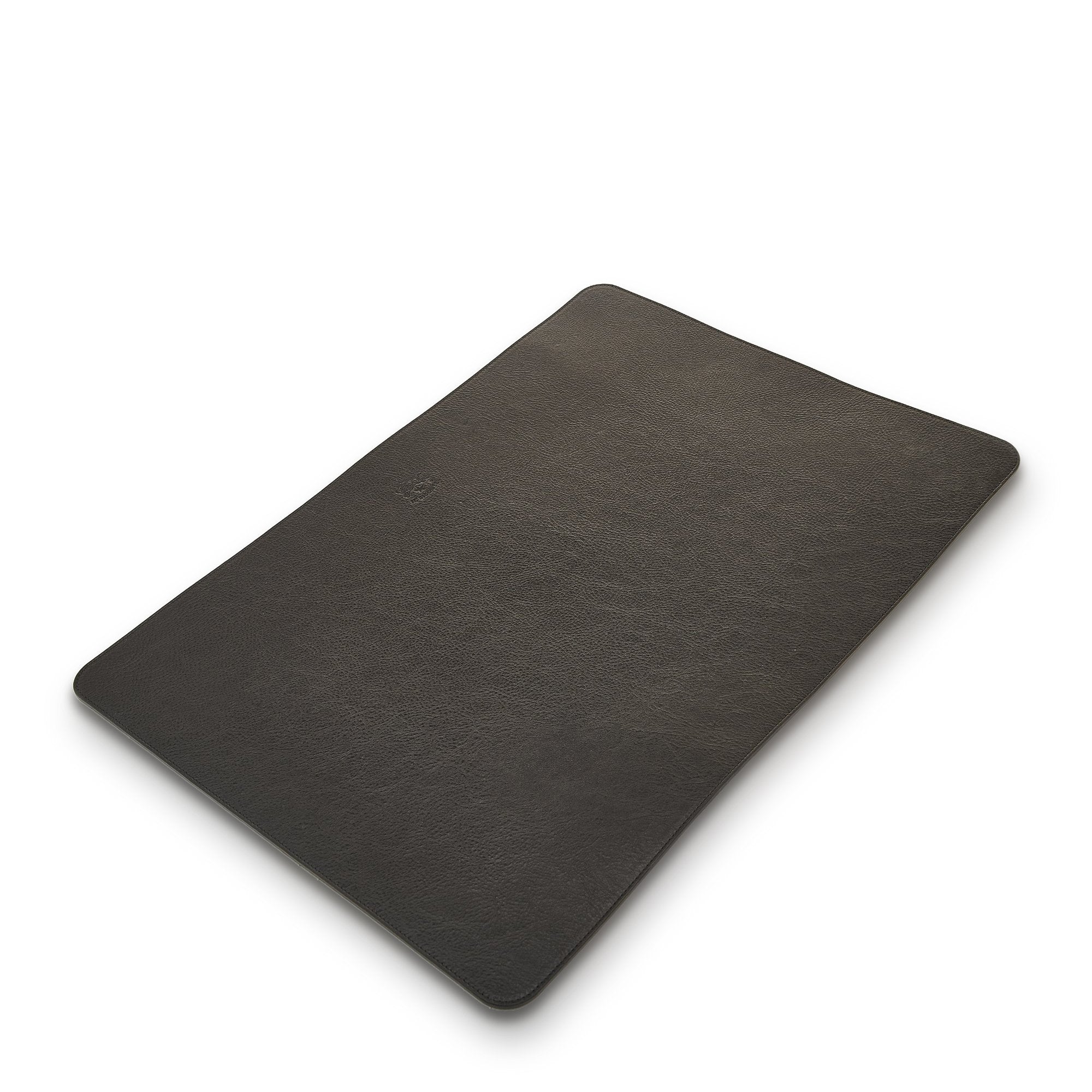 Office & business | Desk pad in leather color black – Il Bisonte