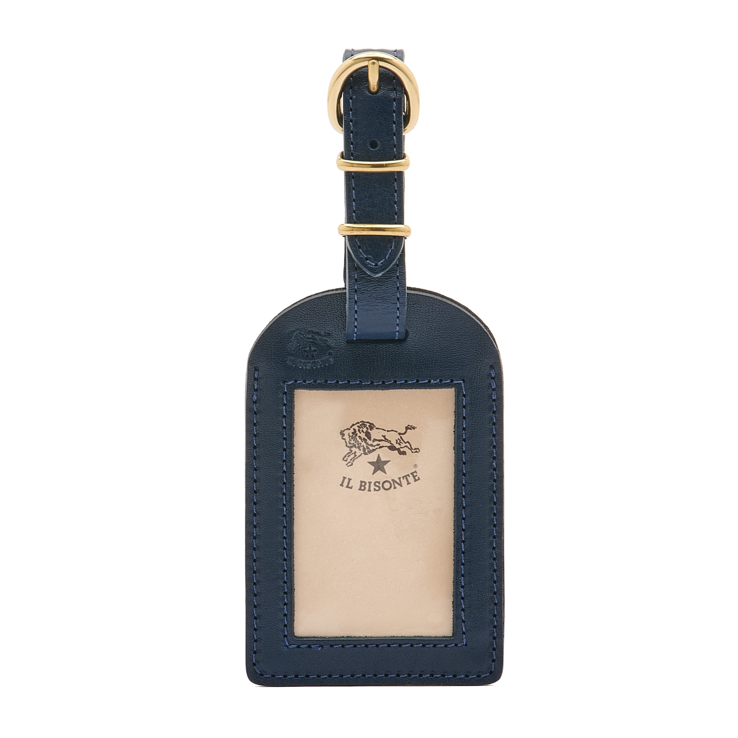Etichetta Bagaglio In Vera Pelle Di Lusso – Personalizzabile Con Fibbia In Ottone – Made In UK - Foto 2