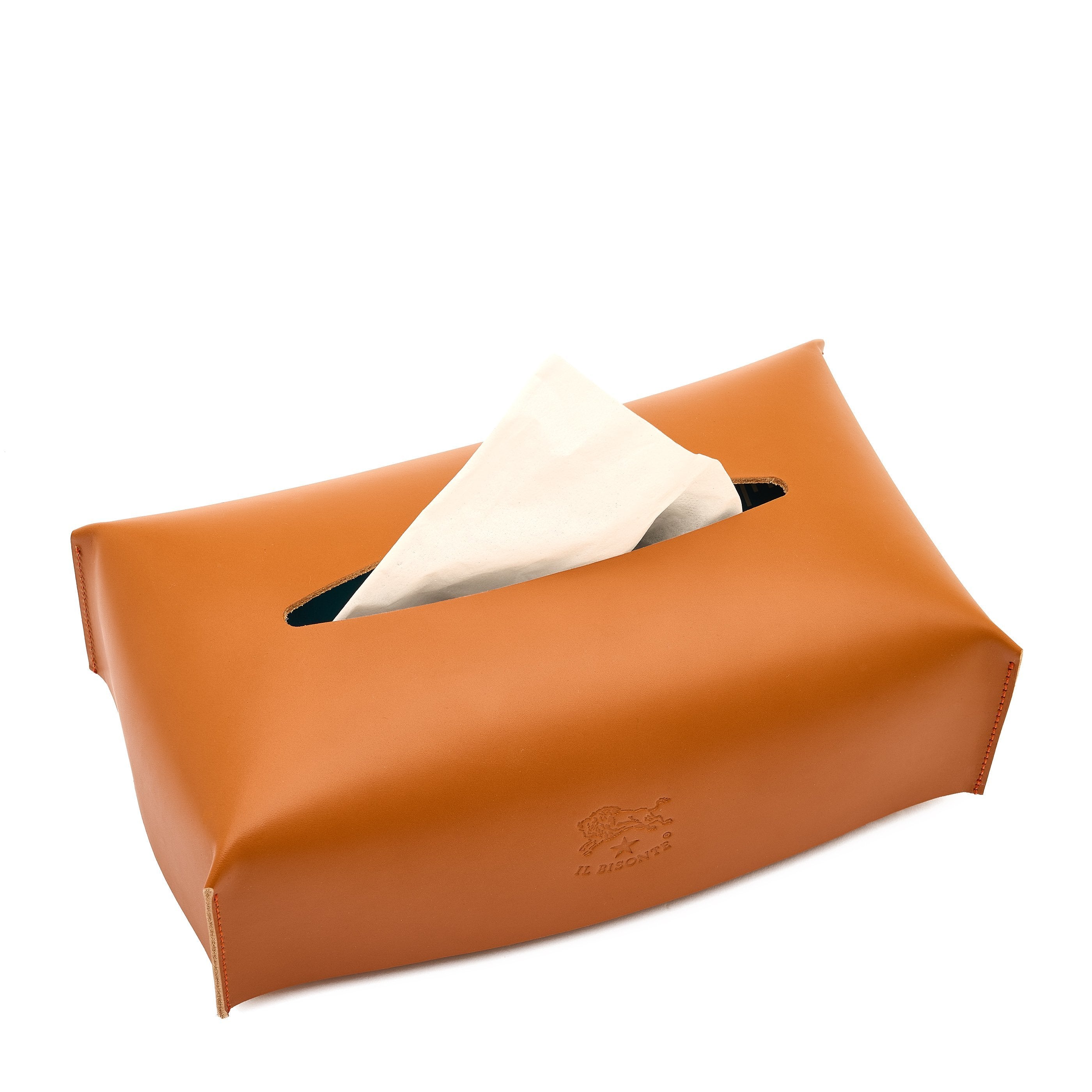 Home | Kleenex tissue dispenser in leather color caramel – Il Bisonte