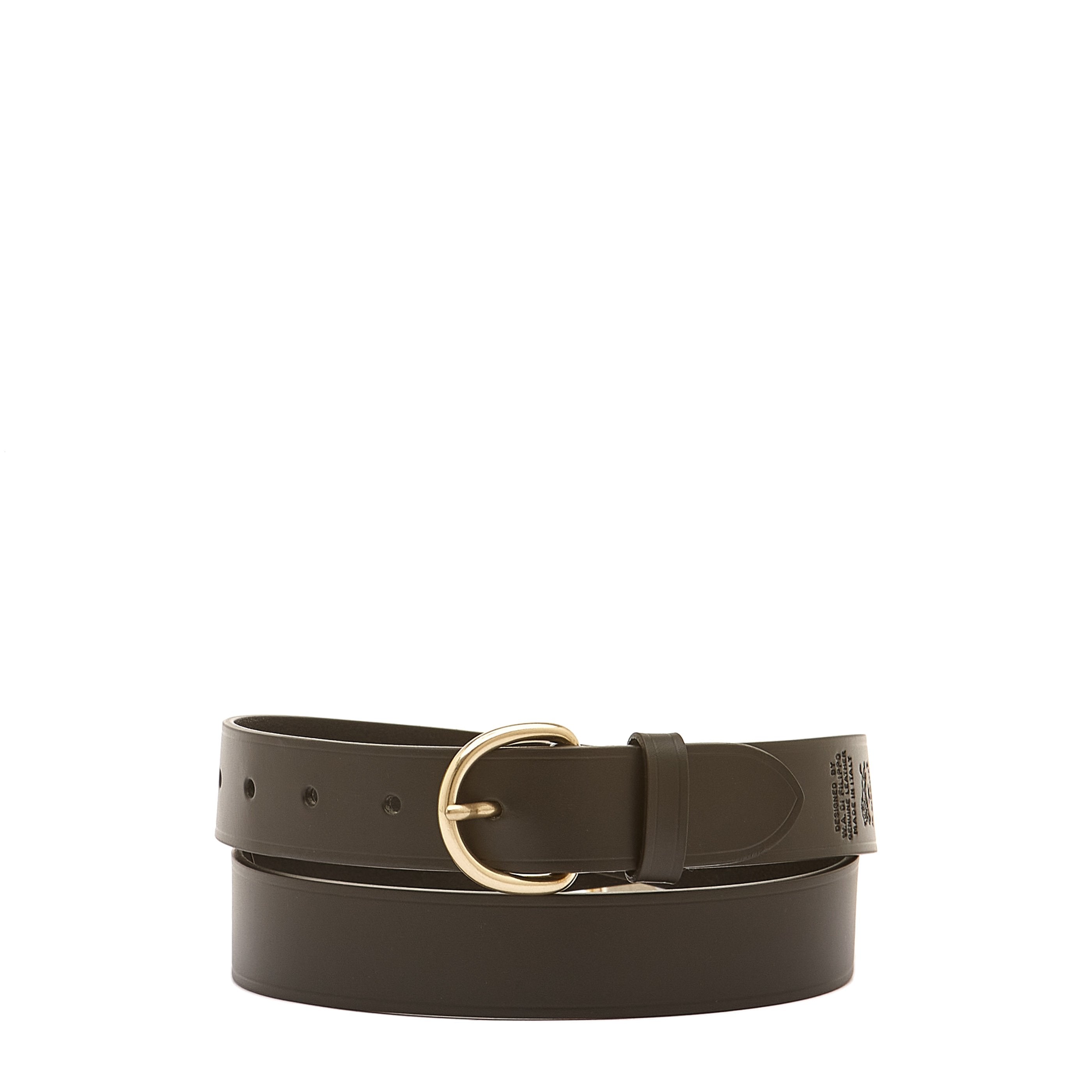 Belt in leather color black – Il Bisonte