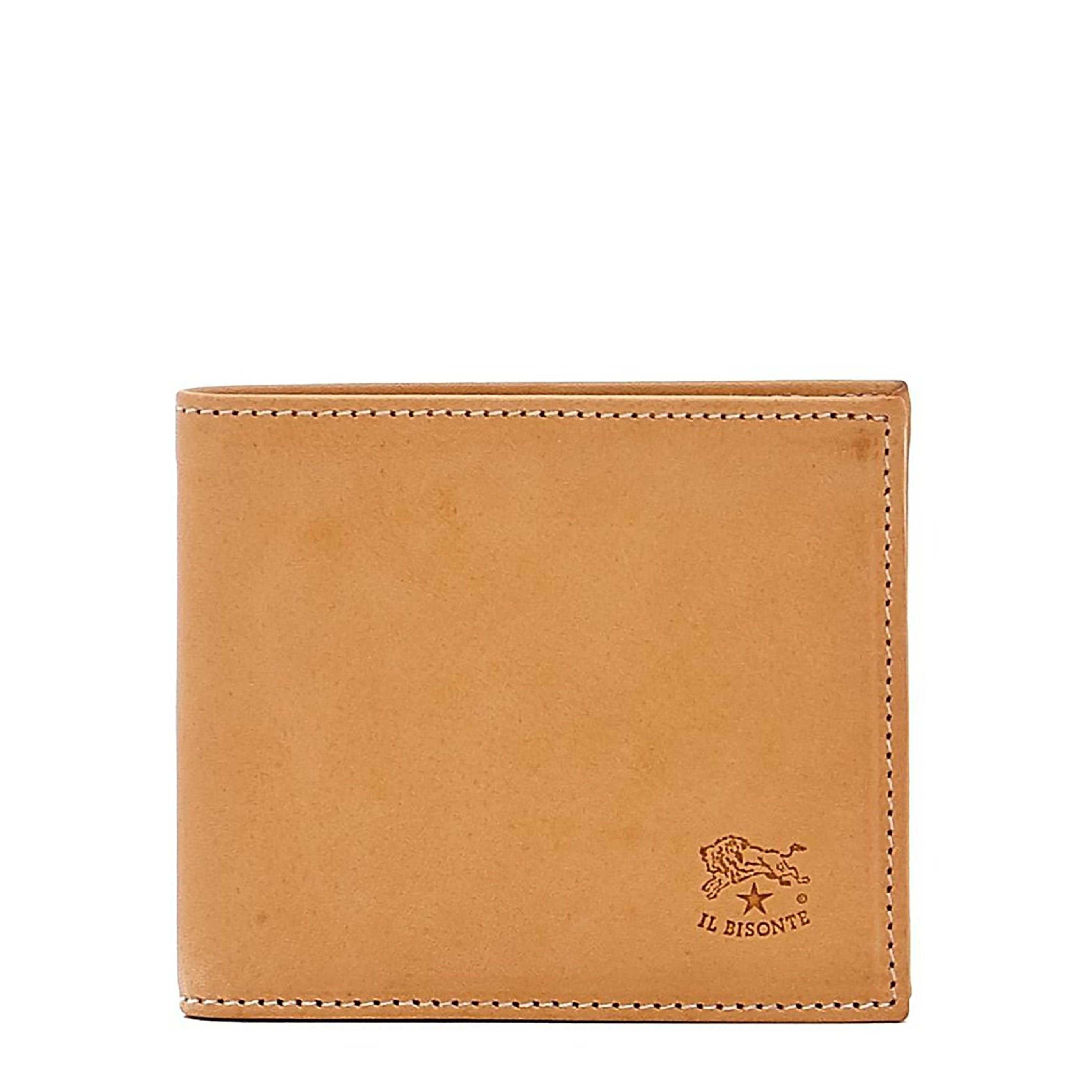 小物 ilbisonte wallet Men's bi-fold wallet in leather color natural – Il Bisonte