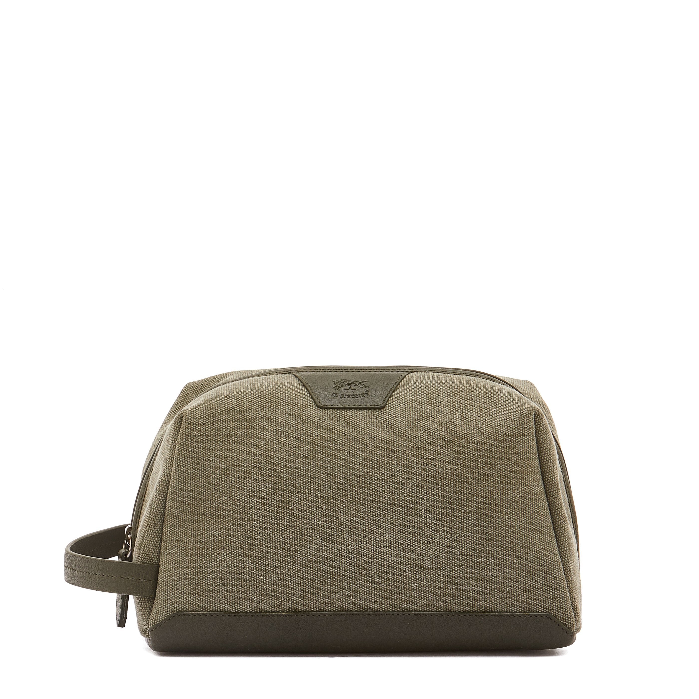 Jacopo | Men's beauty-case color forest – Il Bisonte