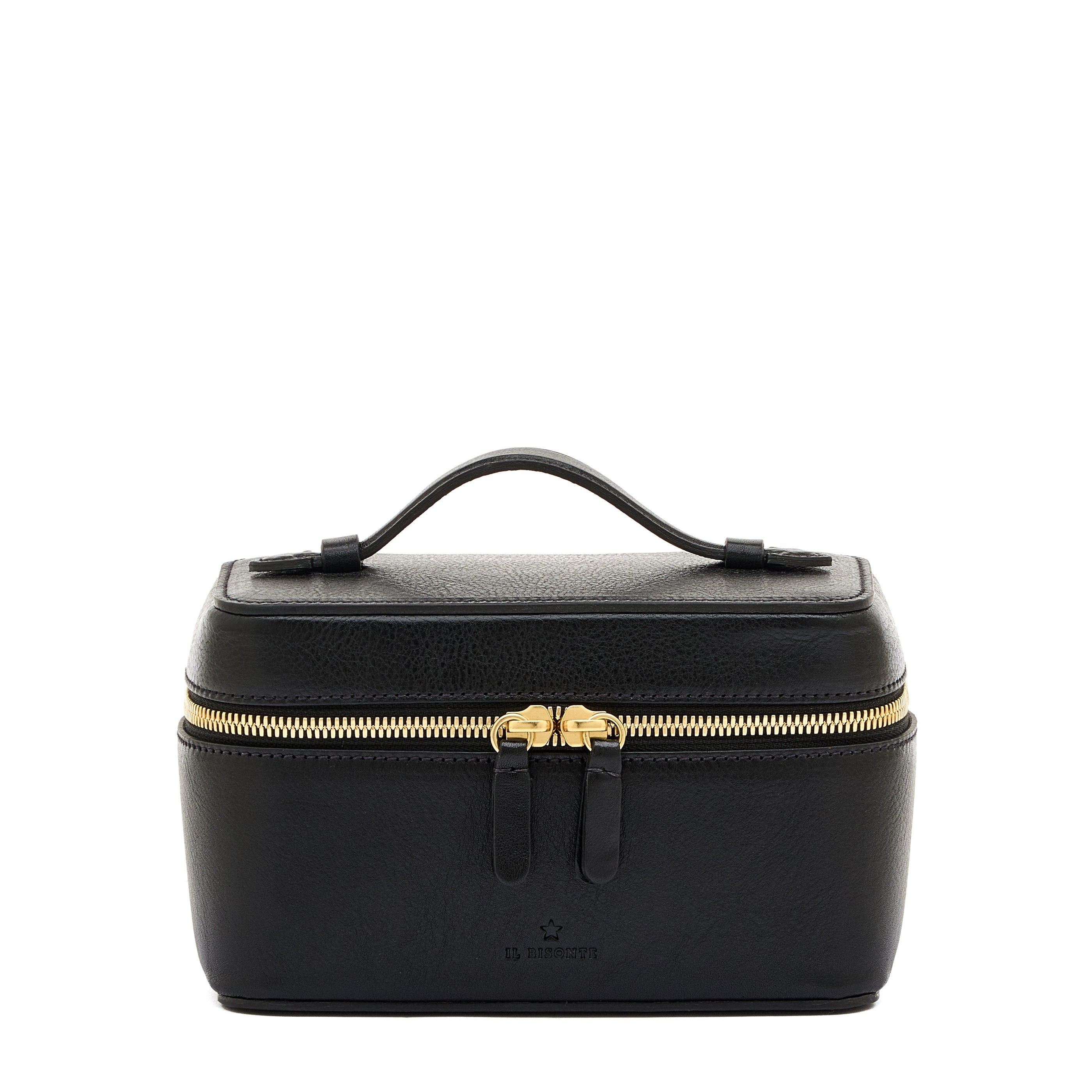 Musa | Women's beauty-case in leather color black – Il Bisonte