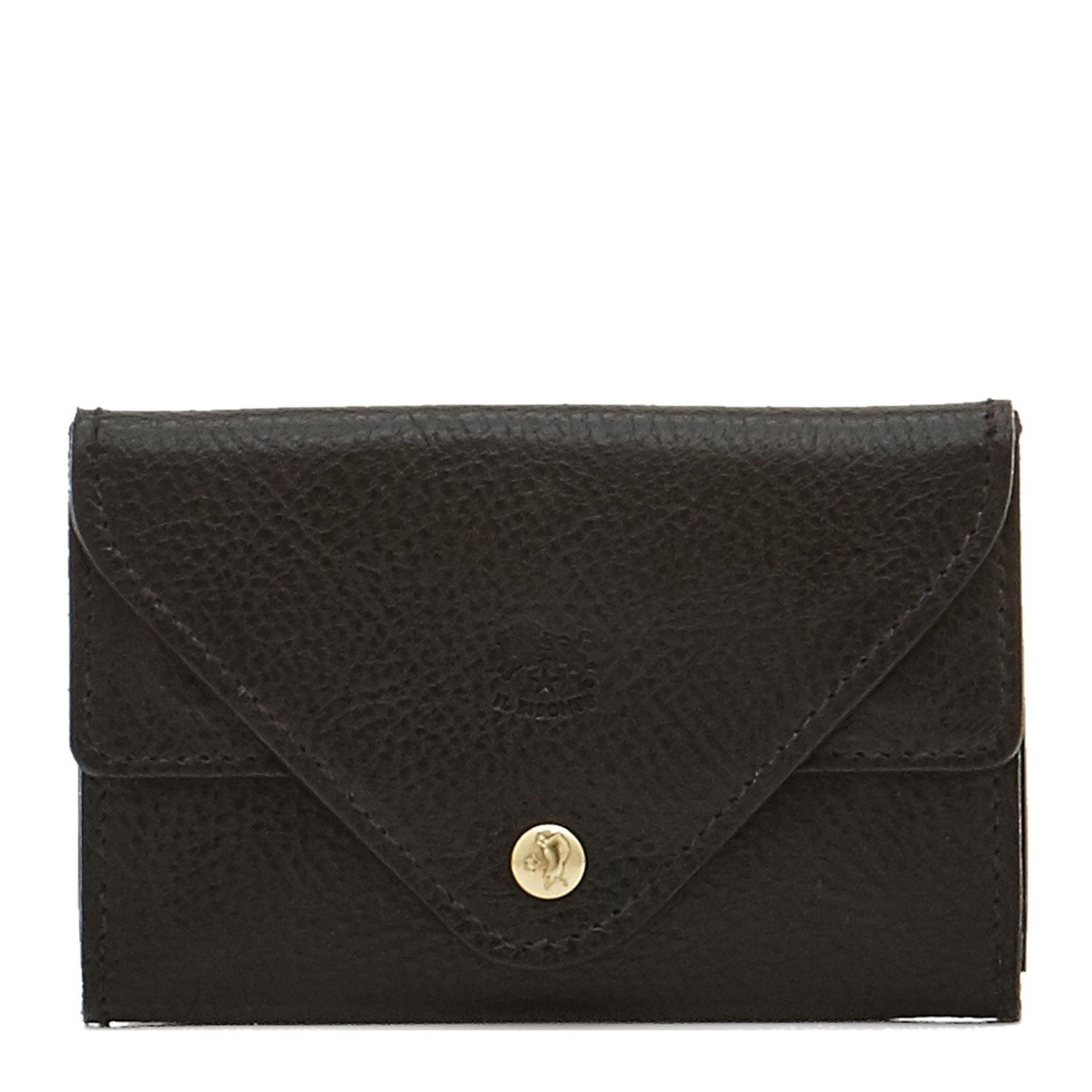 IL BISONTE ブラック ケース Uffizi | Card case in leather color black – Il Bisonte