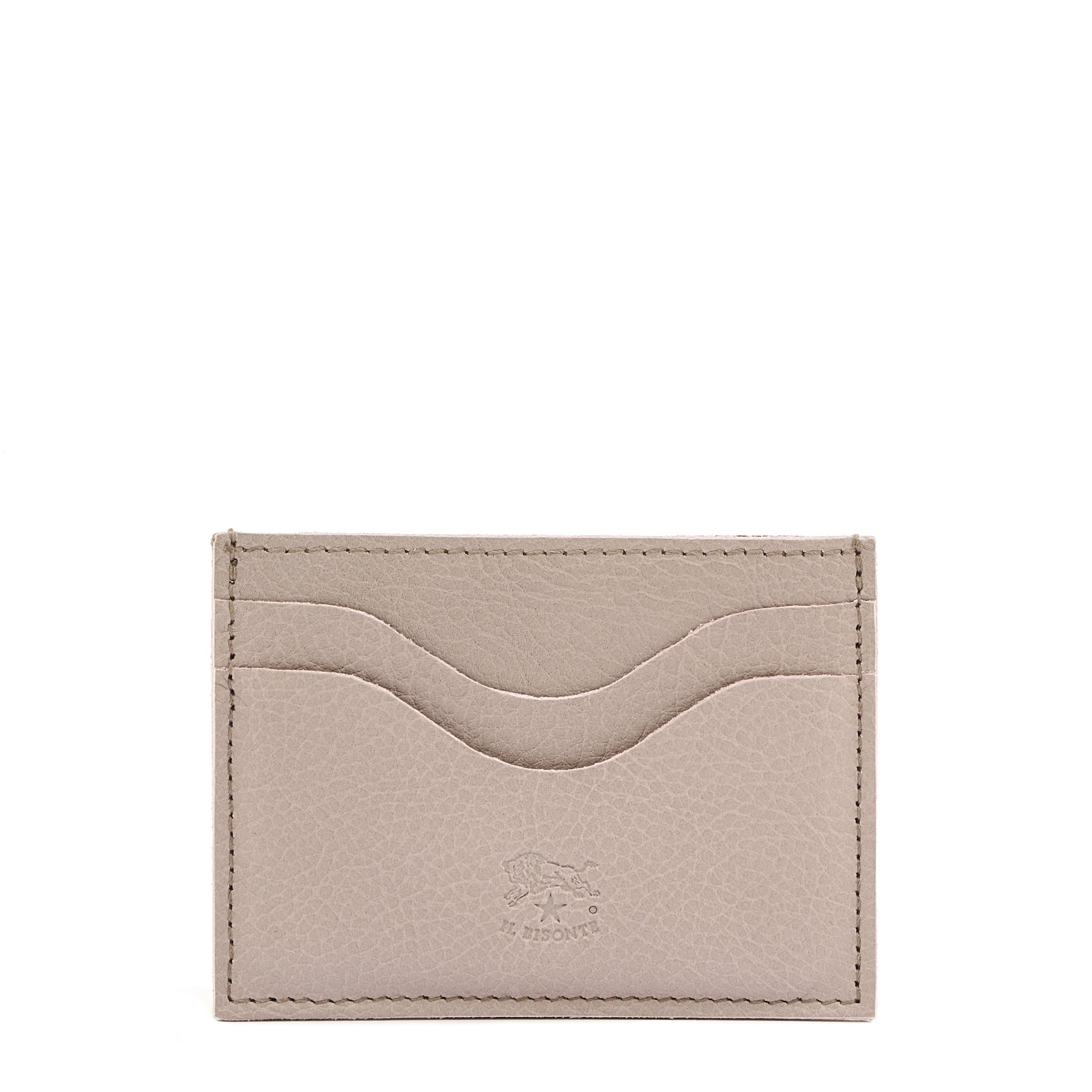 Salina | Card case in leather color mauve – Il Bisonte