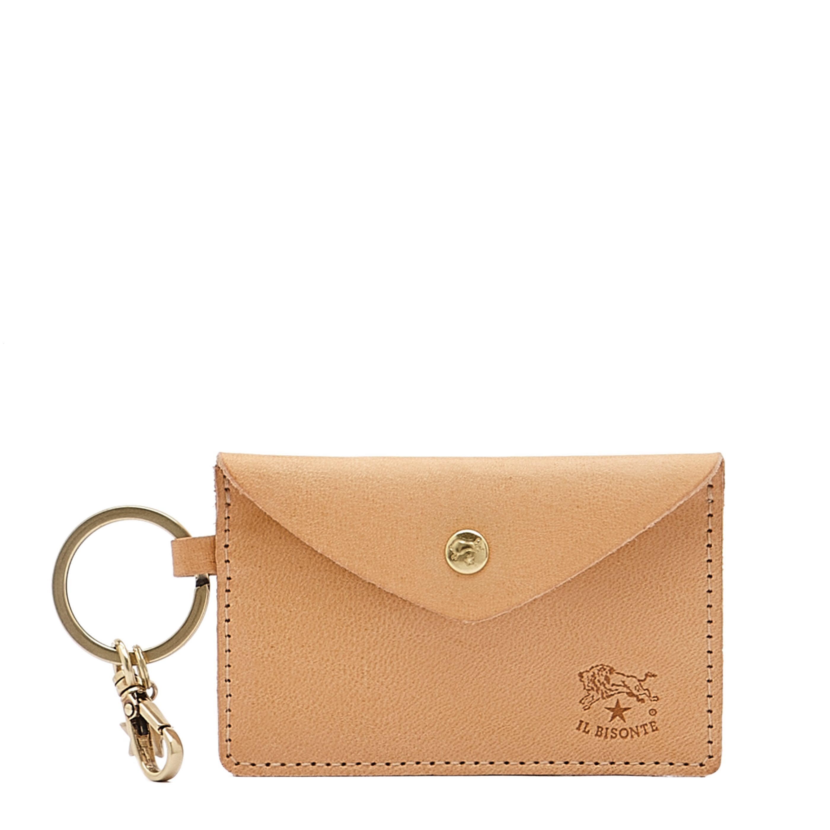 Scarlino | Women's keyring in leather color natural – Il Bisonte