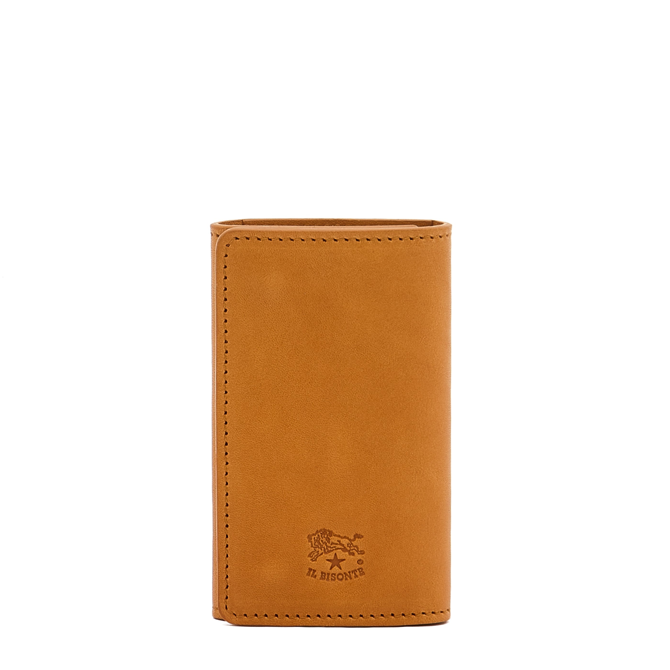 Oriuolo | Men's keyring in vintage leather color natural – Il Bisonte
