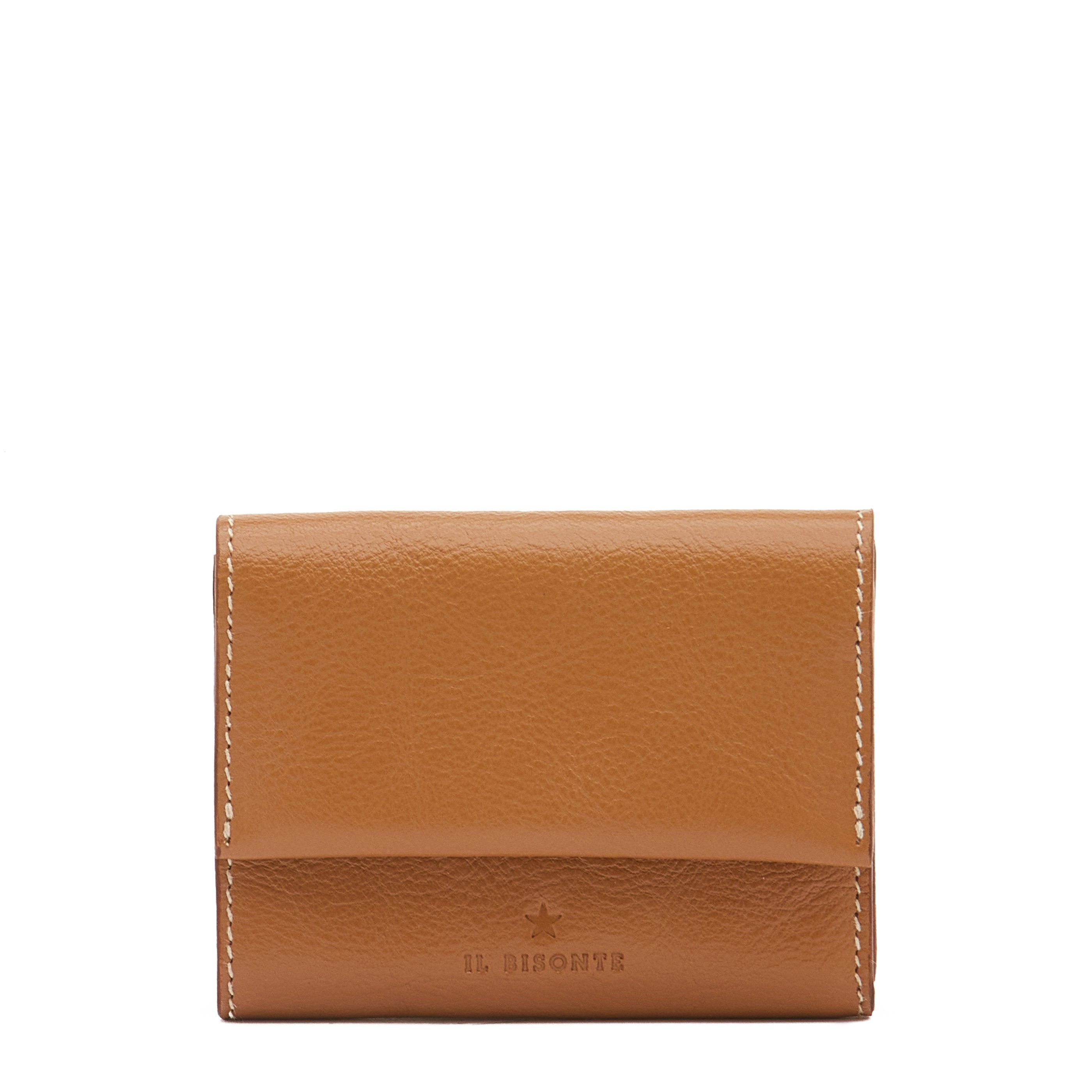 Anna | Women's small wallet in leather color gianduia – Il Bisonte