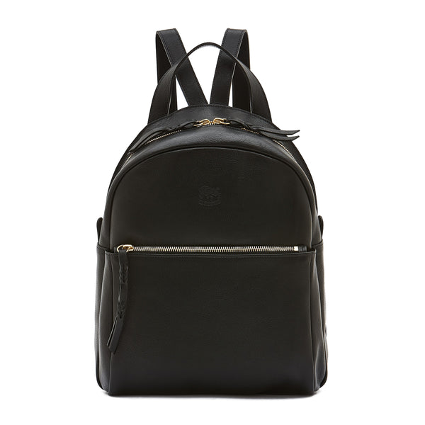 Lungarno | Women's Backpack in Leather color Black
