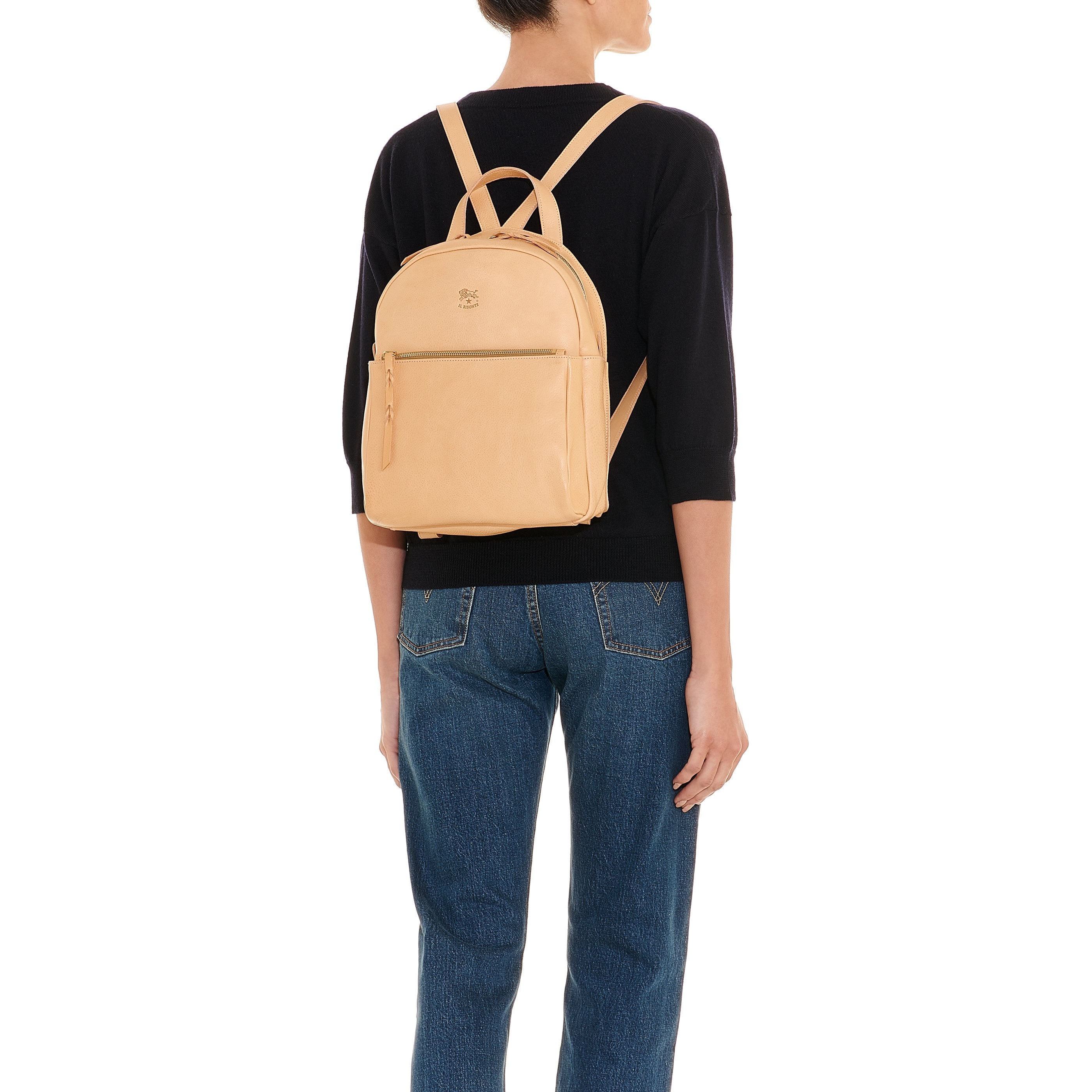 alpine swiss womens genuine leather gila backpack purse Lungarno
