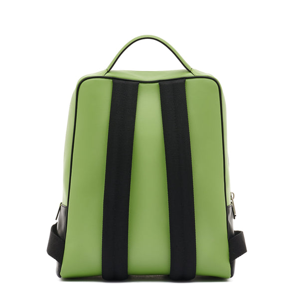 Rossa | Women's backpack in calf leather color green