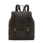 Trappola | Men's backpack in vintage leather color black