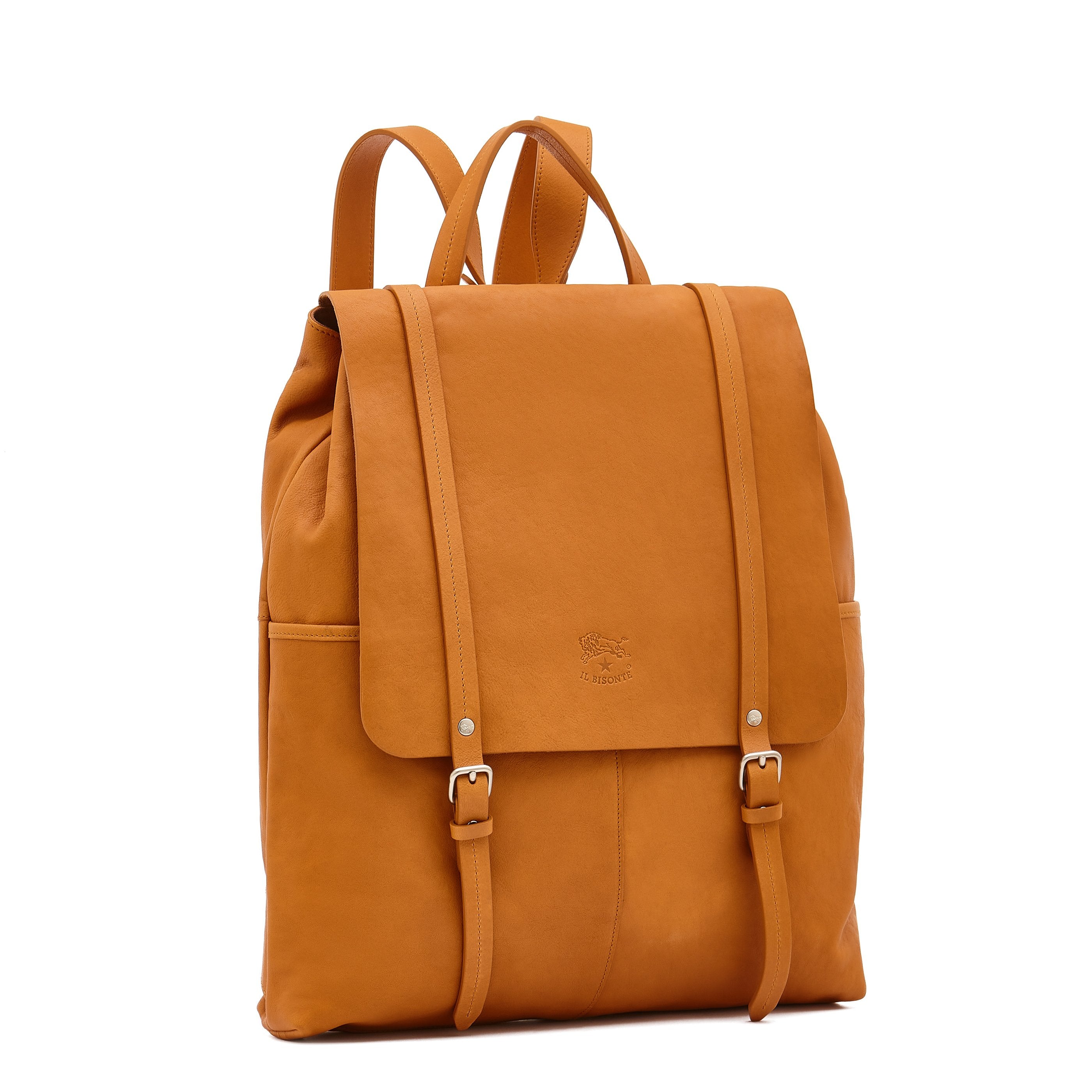 Trappola | Men's backpack in vintage leather color natural
