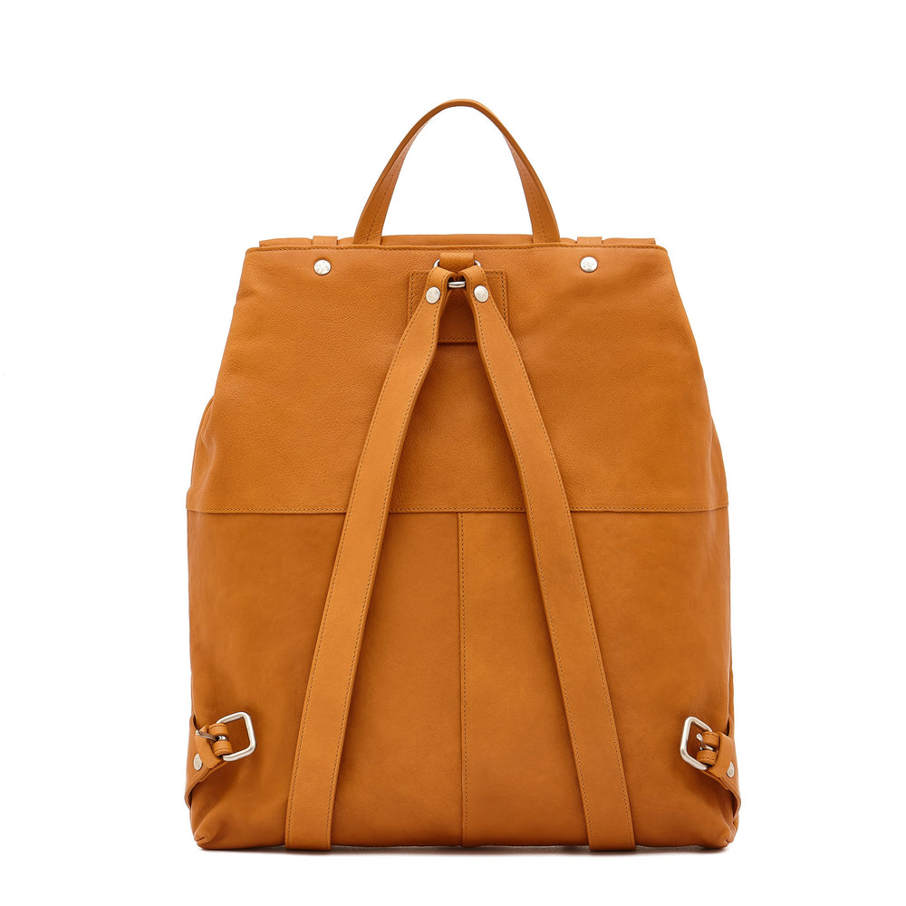 Trappola | Men's backpack in vintage leather color natural