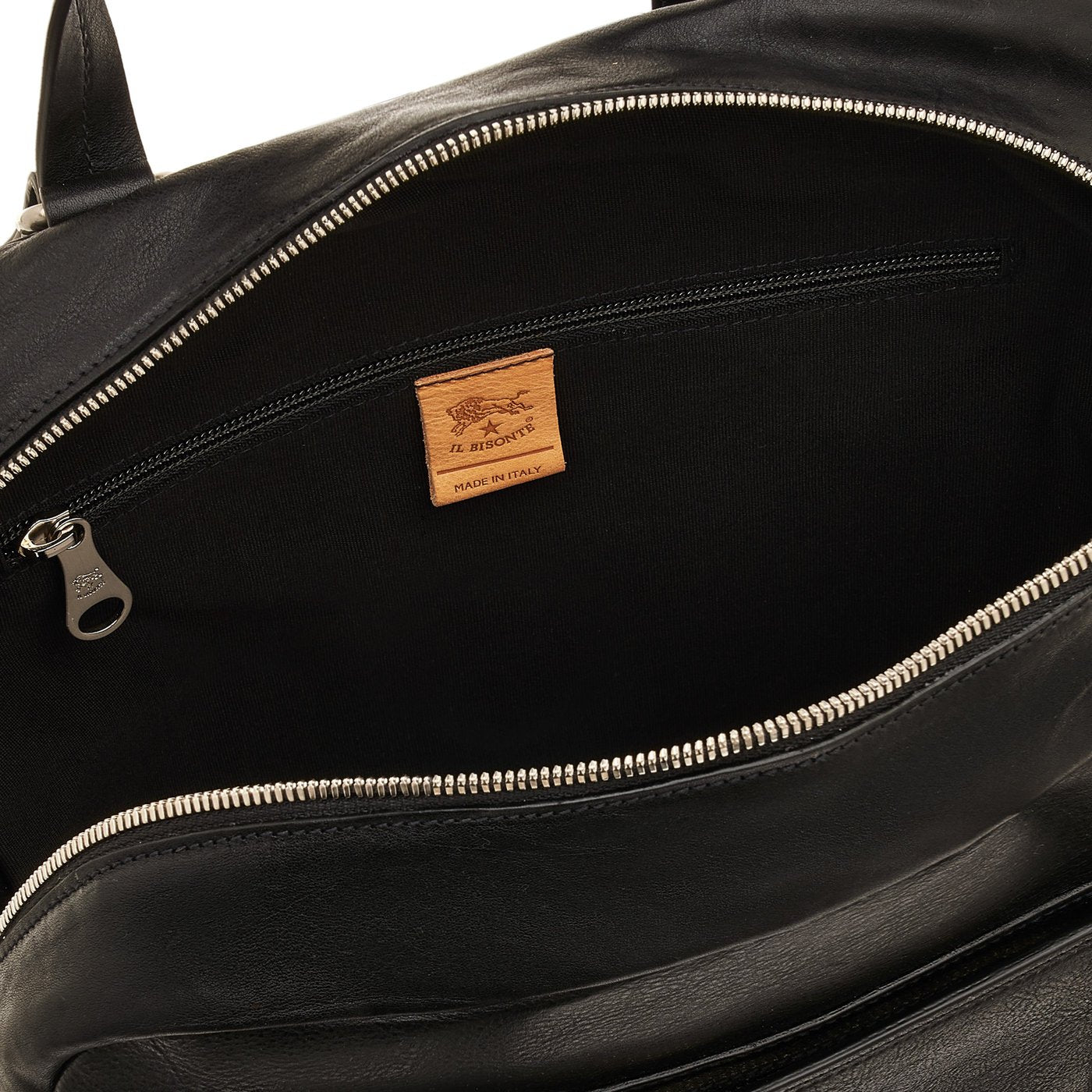 Trebbio | Sac a dos pour homme en cuir vintage couleur noir