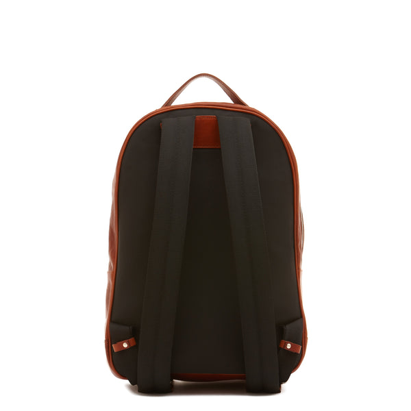 Meleto | Men's backpack in leather color sepia