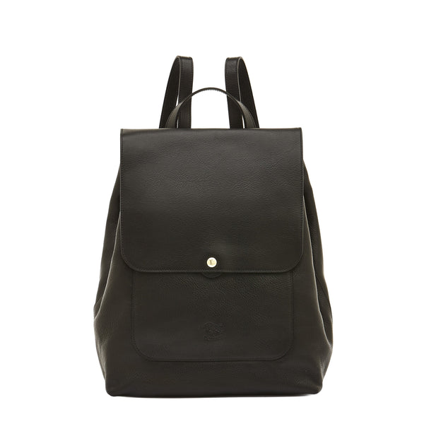 Mezzomonte | Women's Backpack in Leather color Black