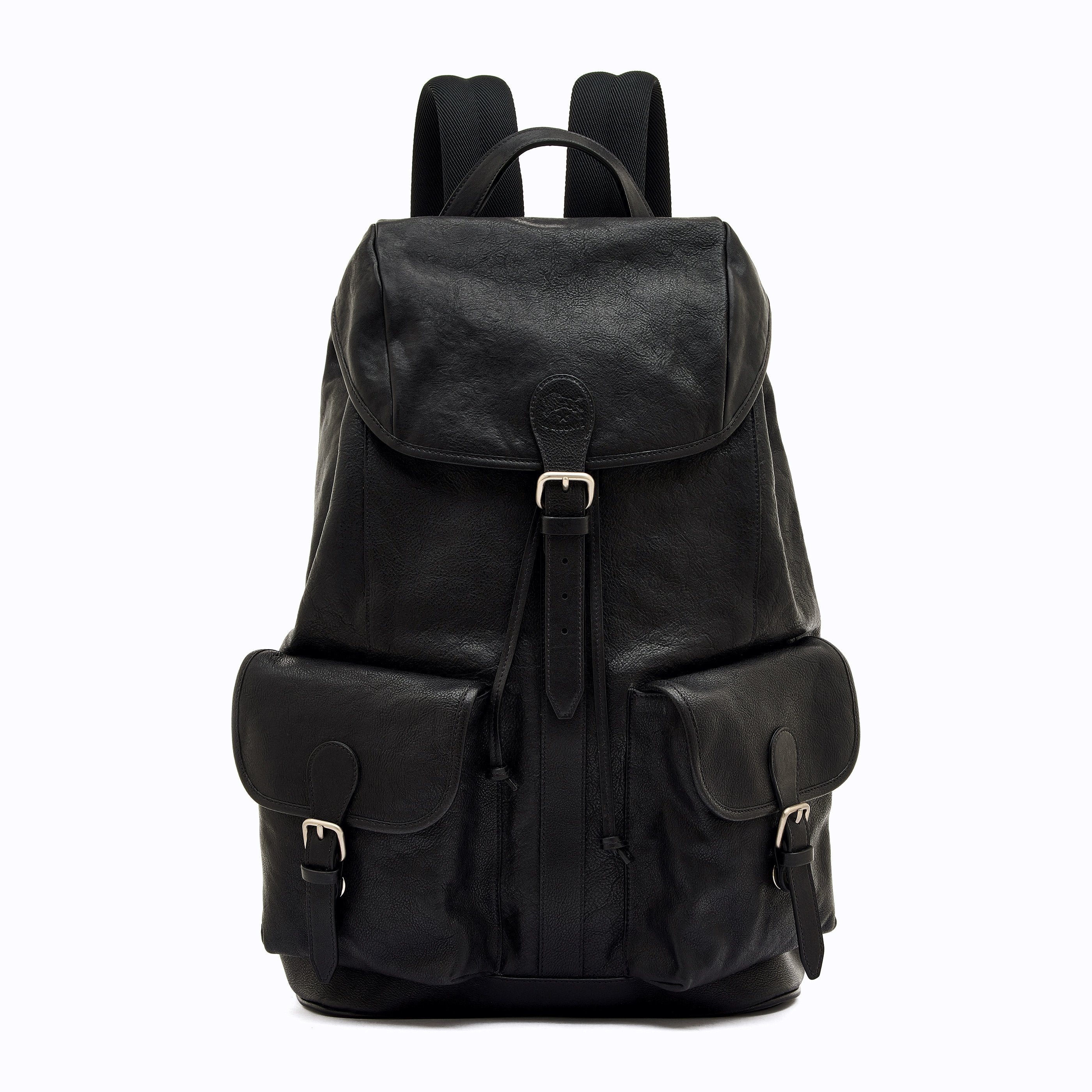 black faux leather backpack large Gun in Adjustable shoulder straps with buckle ULTIMATE DANCE Large Shoes Bag/Backpack