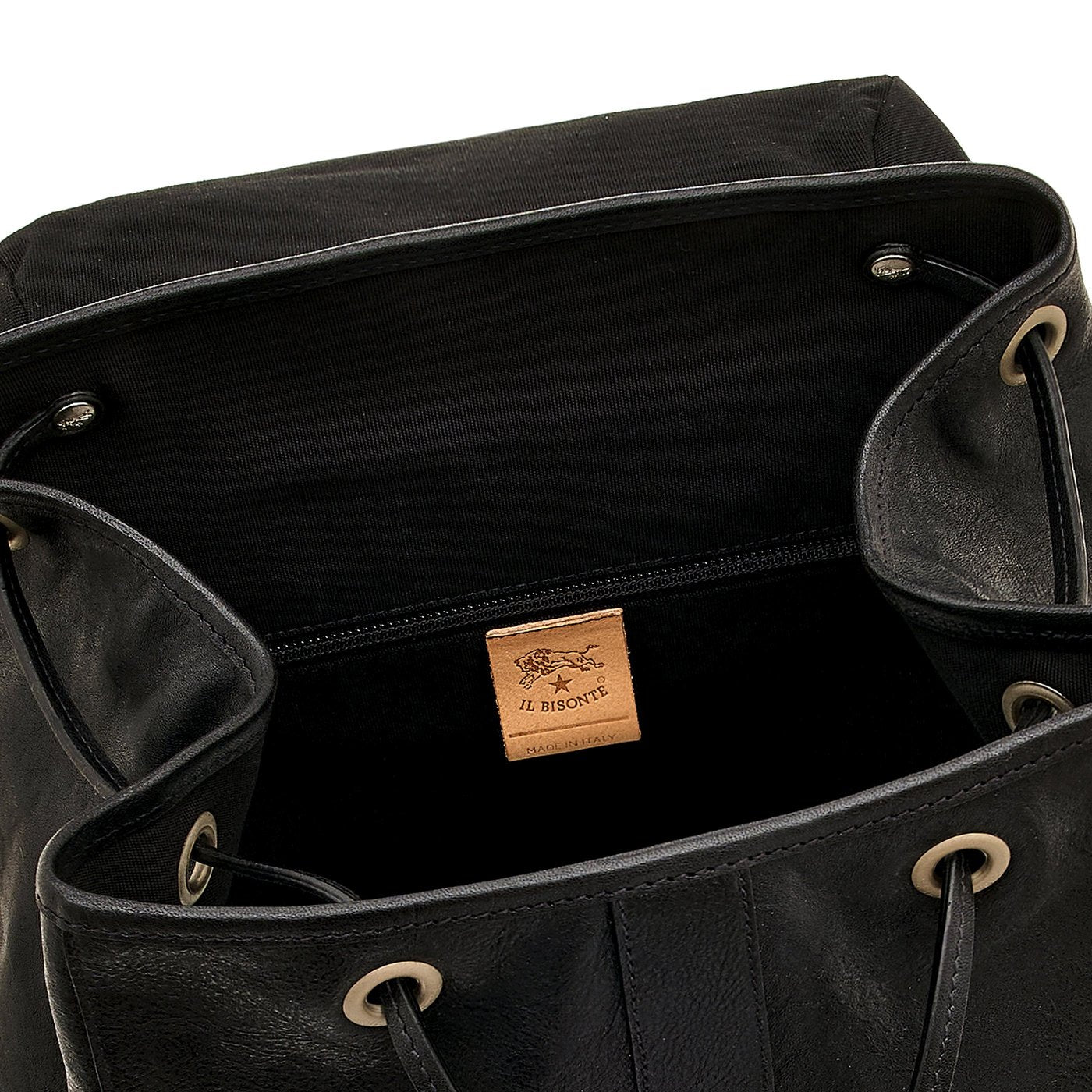 Linea 1990 | Zaino da uomo in pelle colore nero