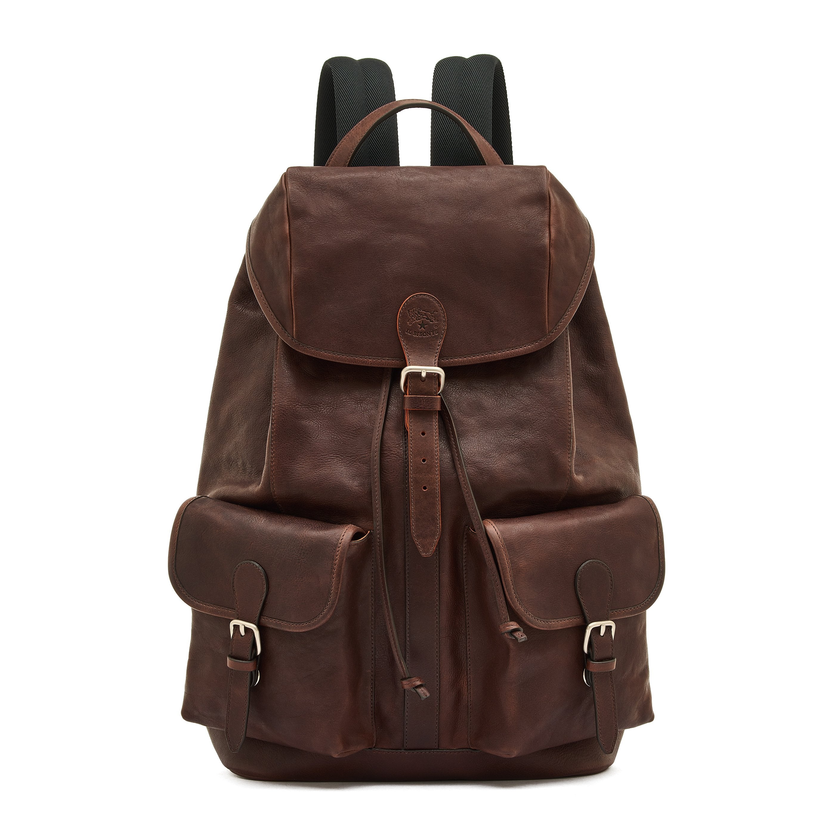 Linea 1990 | Zaino da uomo in pelle colore caffe / aragosta