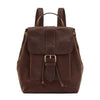 Linea 1990 | Women's backpack in vintage leather color coffee