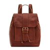 Linea 1990 | Women's backpack in vintage leather color sepia
