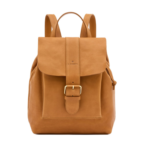 Linea 1990 | Sac a dos pour femme en cuir vintage couleur naturel