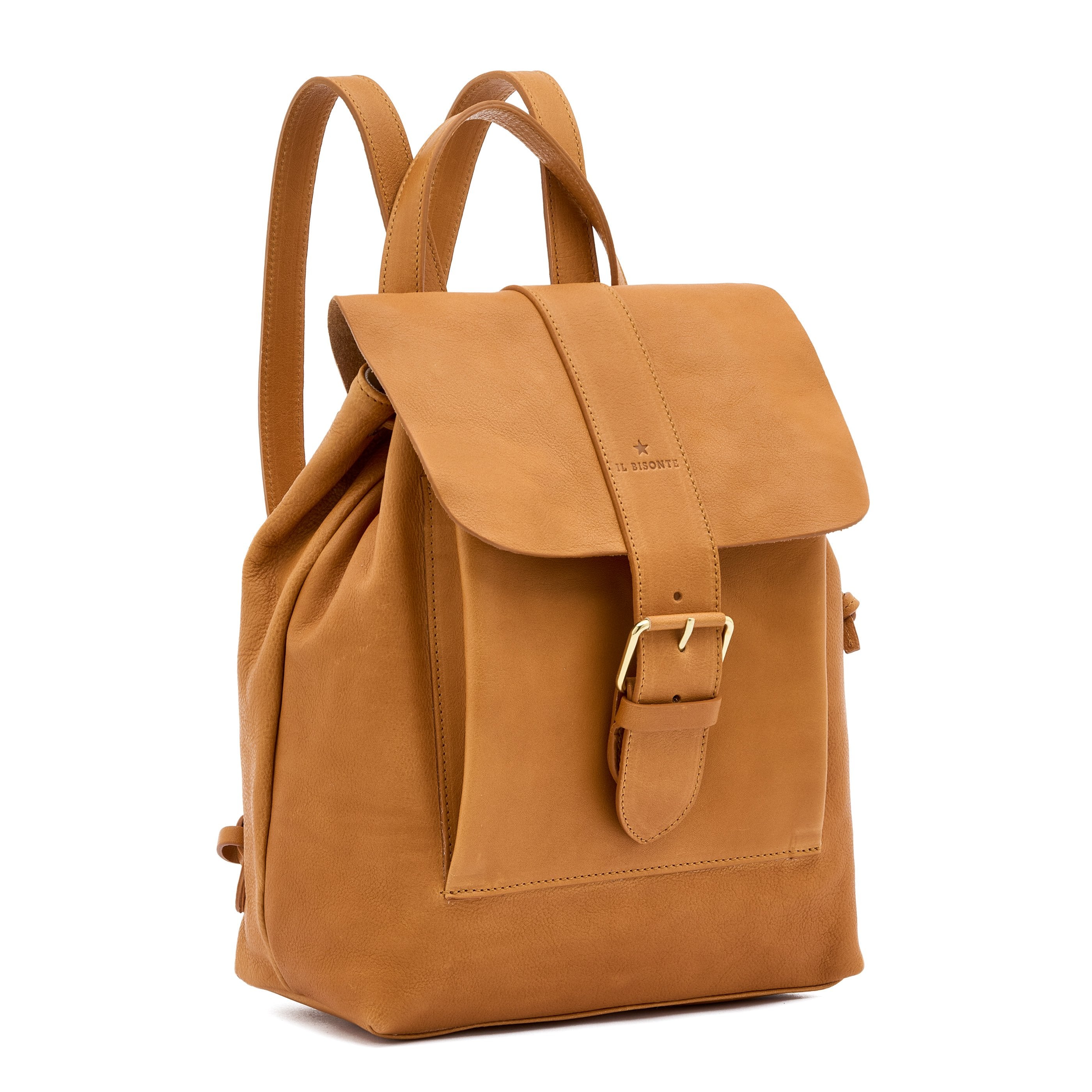 Linea 1990 | Sac a dos pour femme en cuir vintage couleur naturel